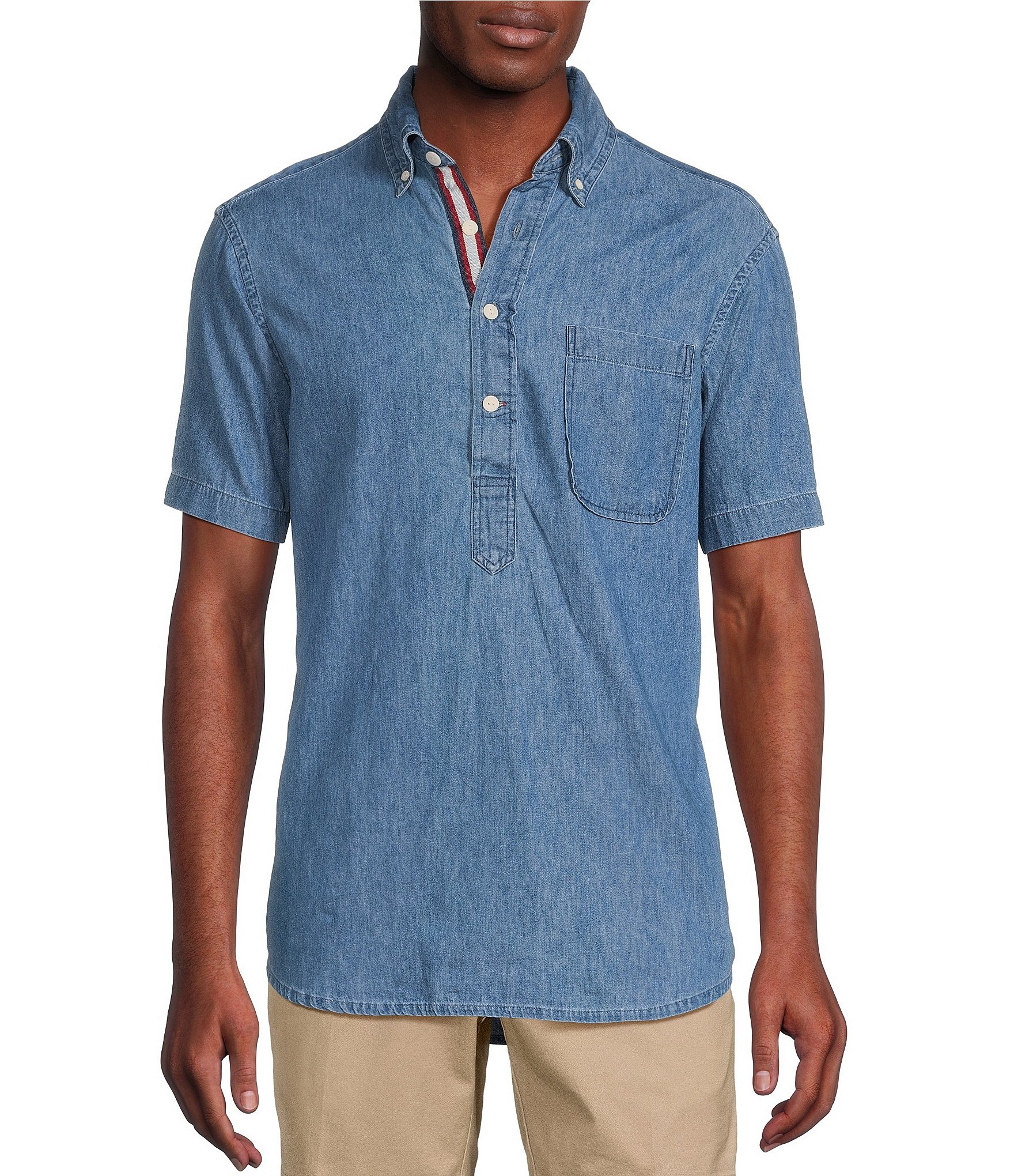 Cremieux Blue Label United In Cremieux Collection Chambray Popover ...