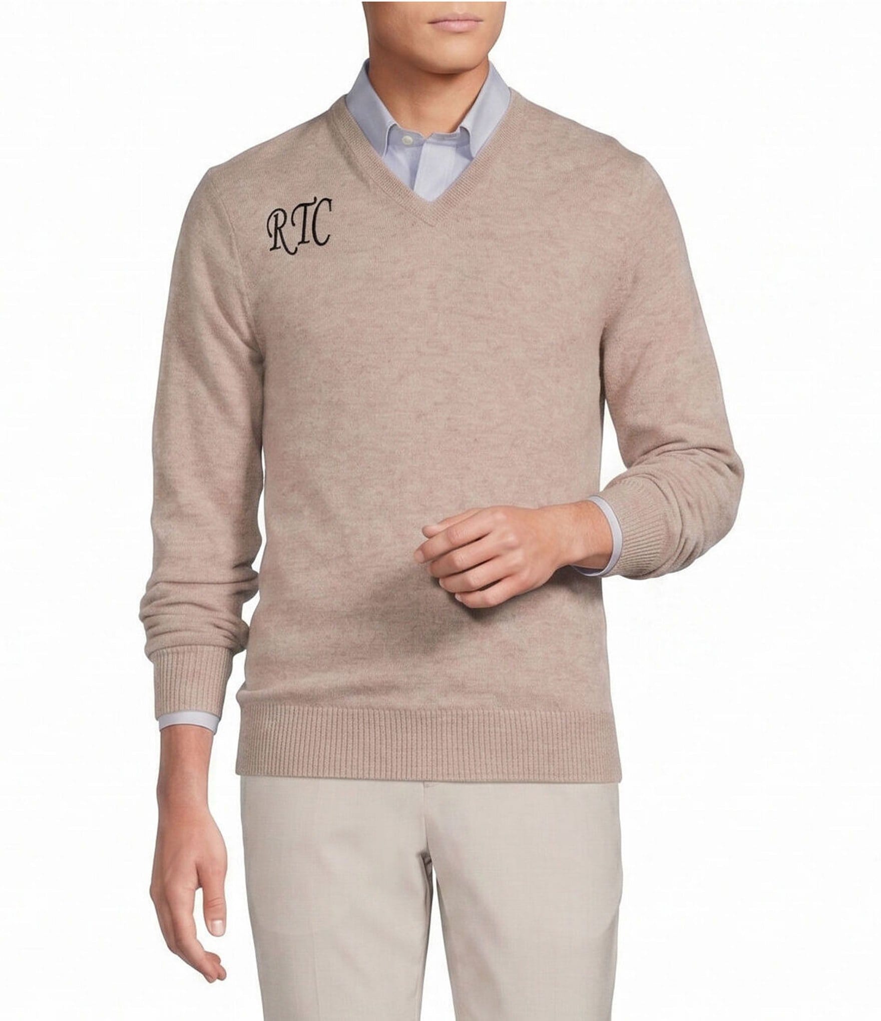 Cremieux Blue Label V-Neck Cashmere Sweater
