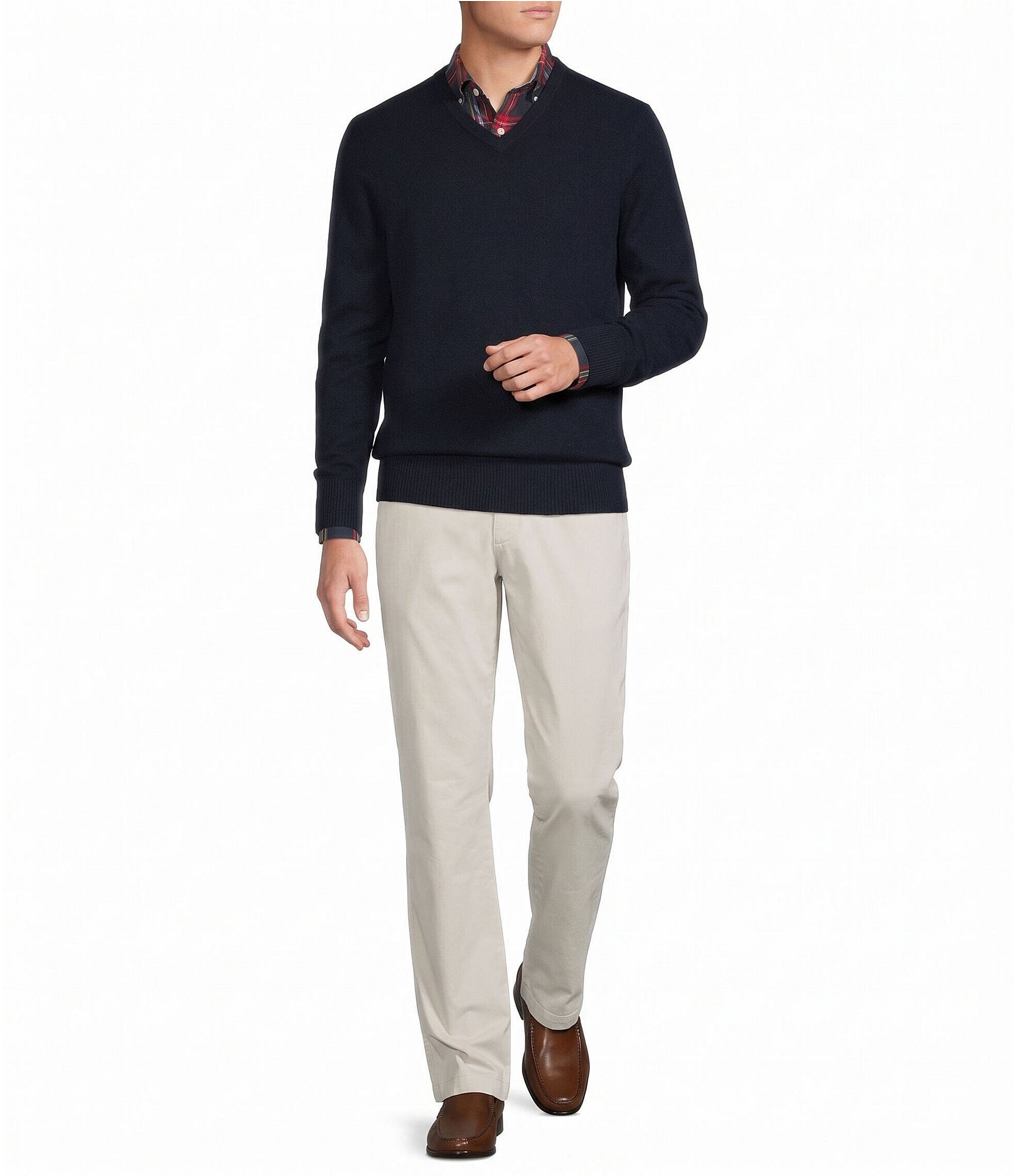 Cremieux Blue Label V-Neck Cashmere Sweater