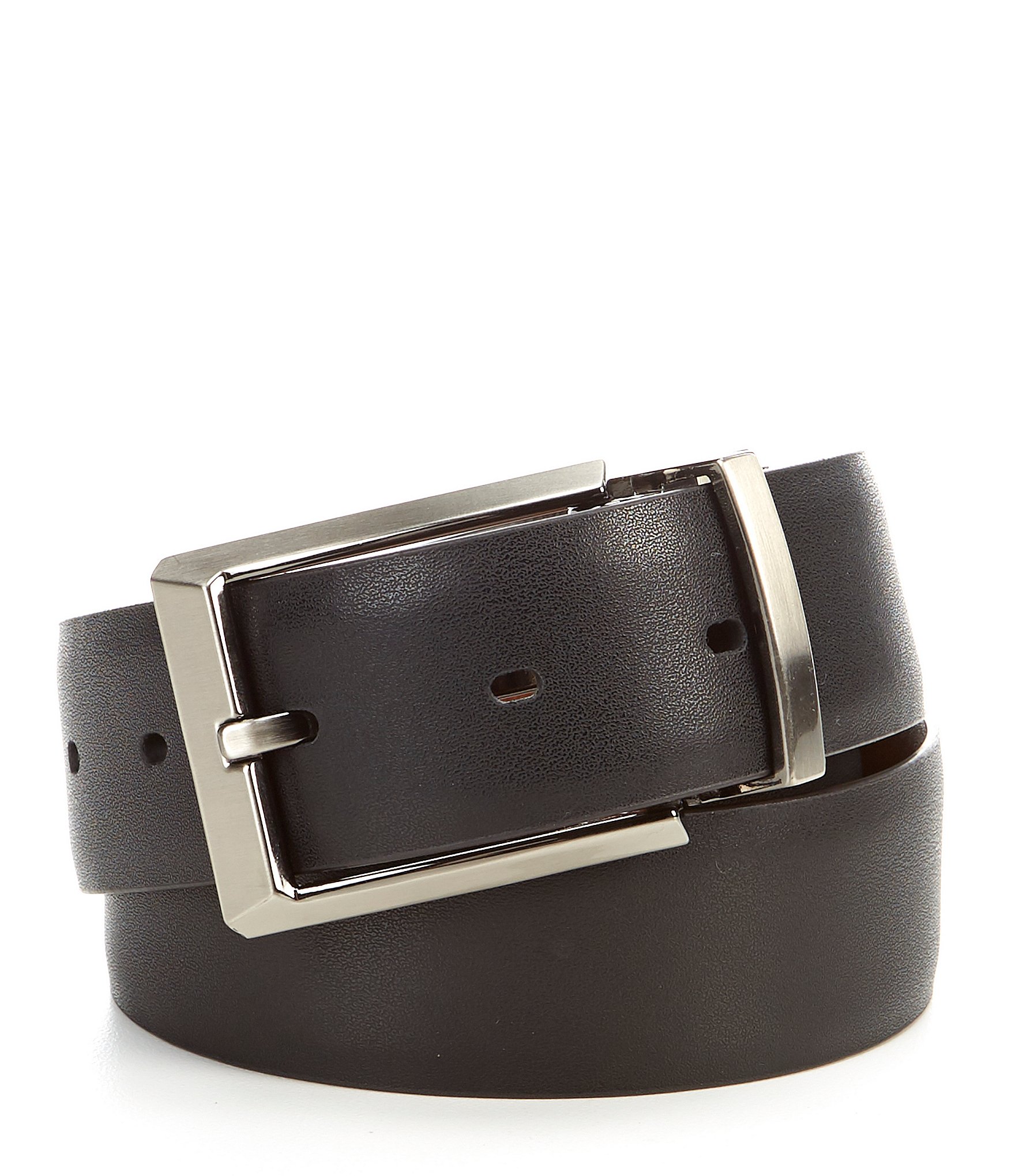 Cremieux Burnished Reversible Leather Belt