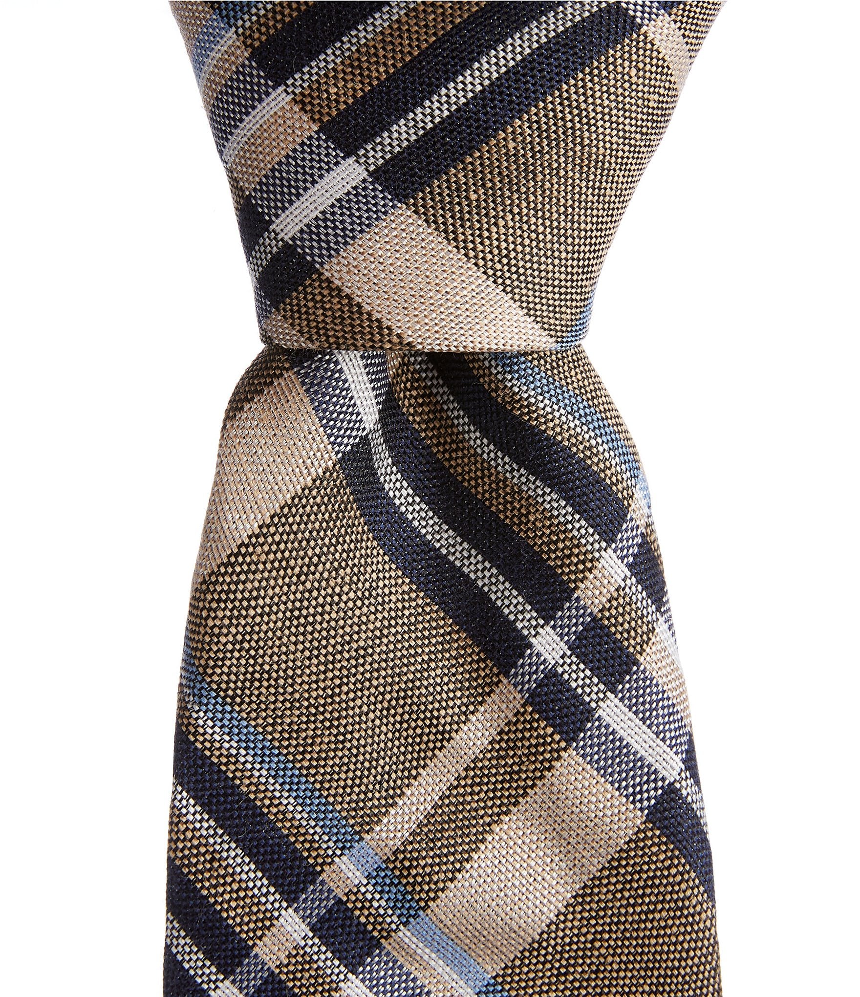 Cremieux Camden Plaid 3.125#double; Silk Tie