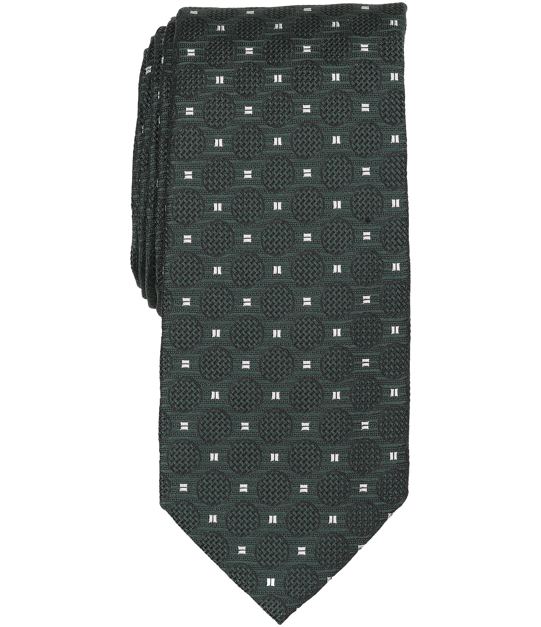 Cremieux Circle Square Neat Traditional Silk Tie