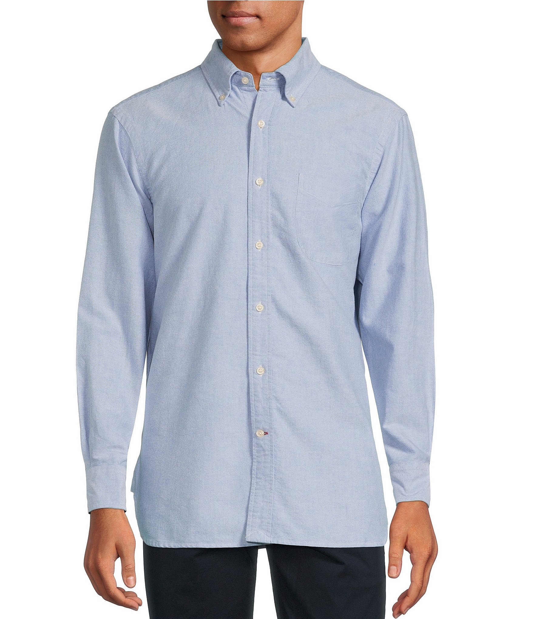 Cremieux Blue Label Classic Oxford Long-Sleeve Woven Shirt