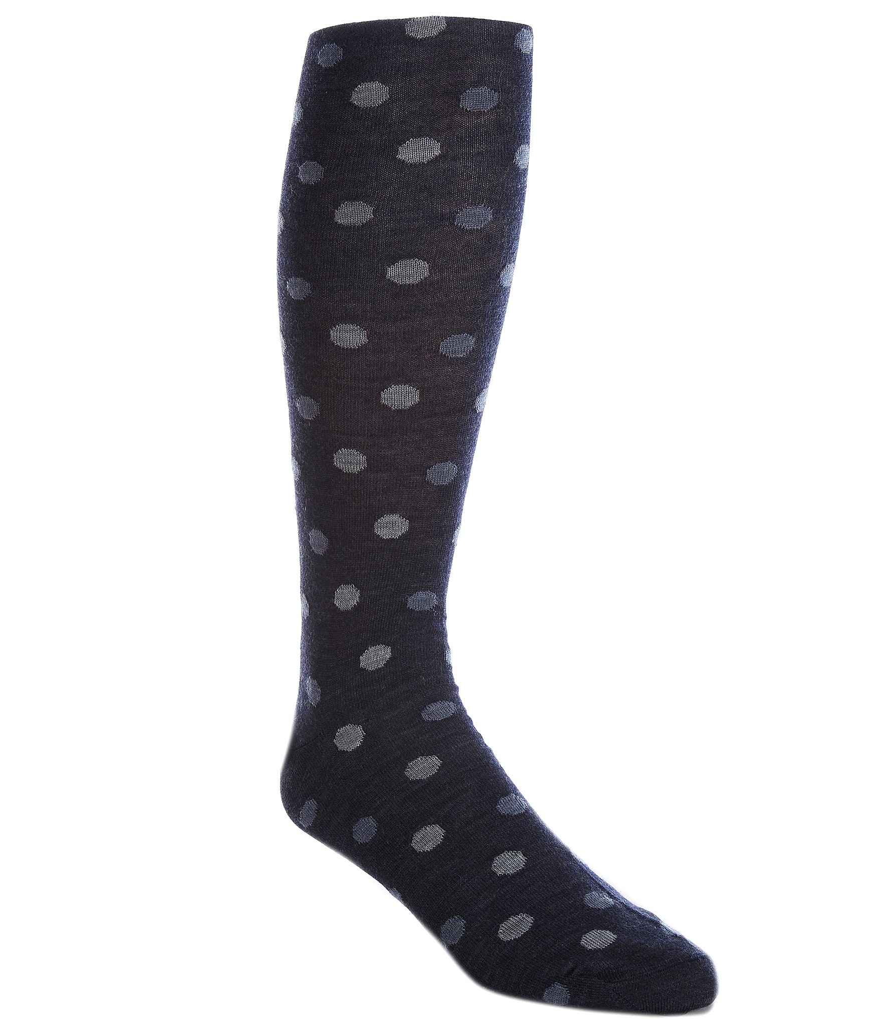 Cremieux Dotted Over-The-Calf Dress Socks | Dillard's
