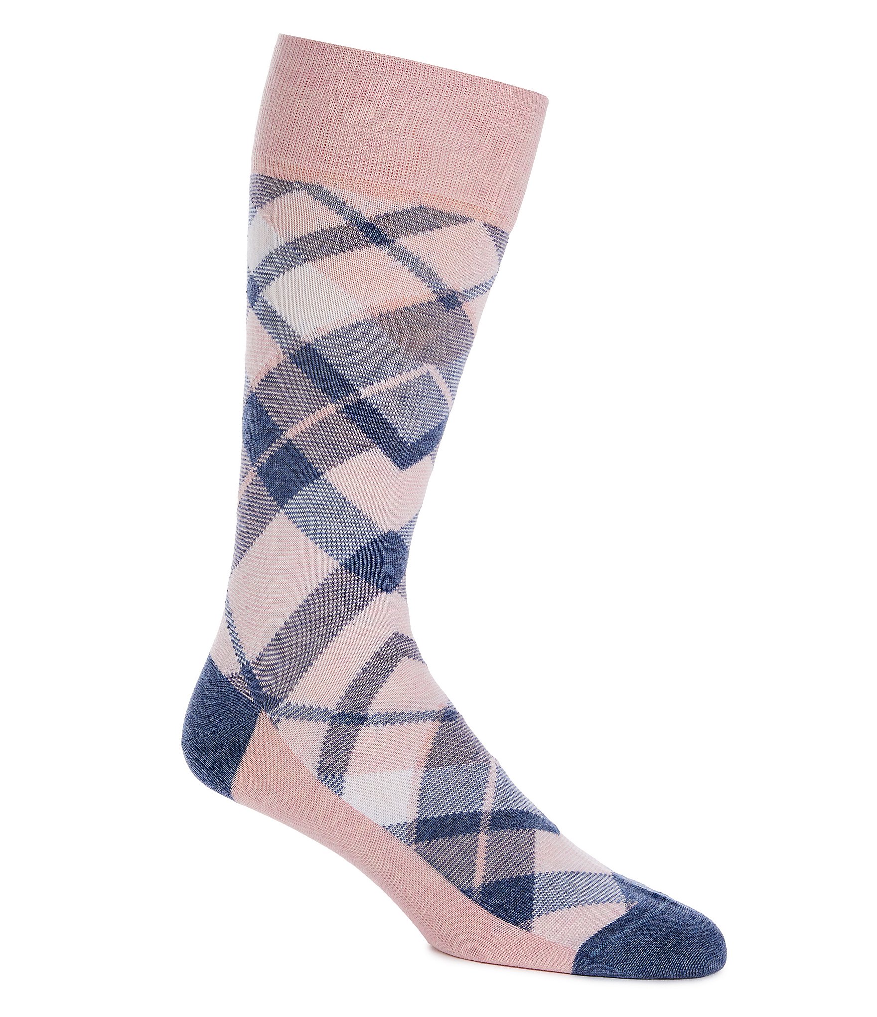 pink and grey dress socks The Rosewoods main image 0
