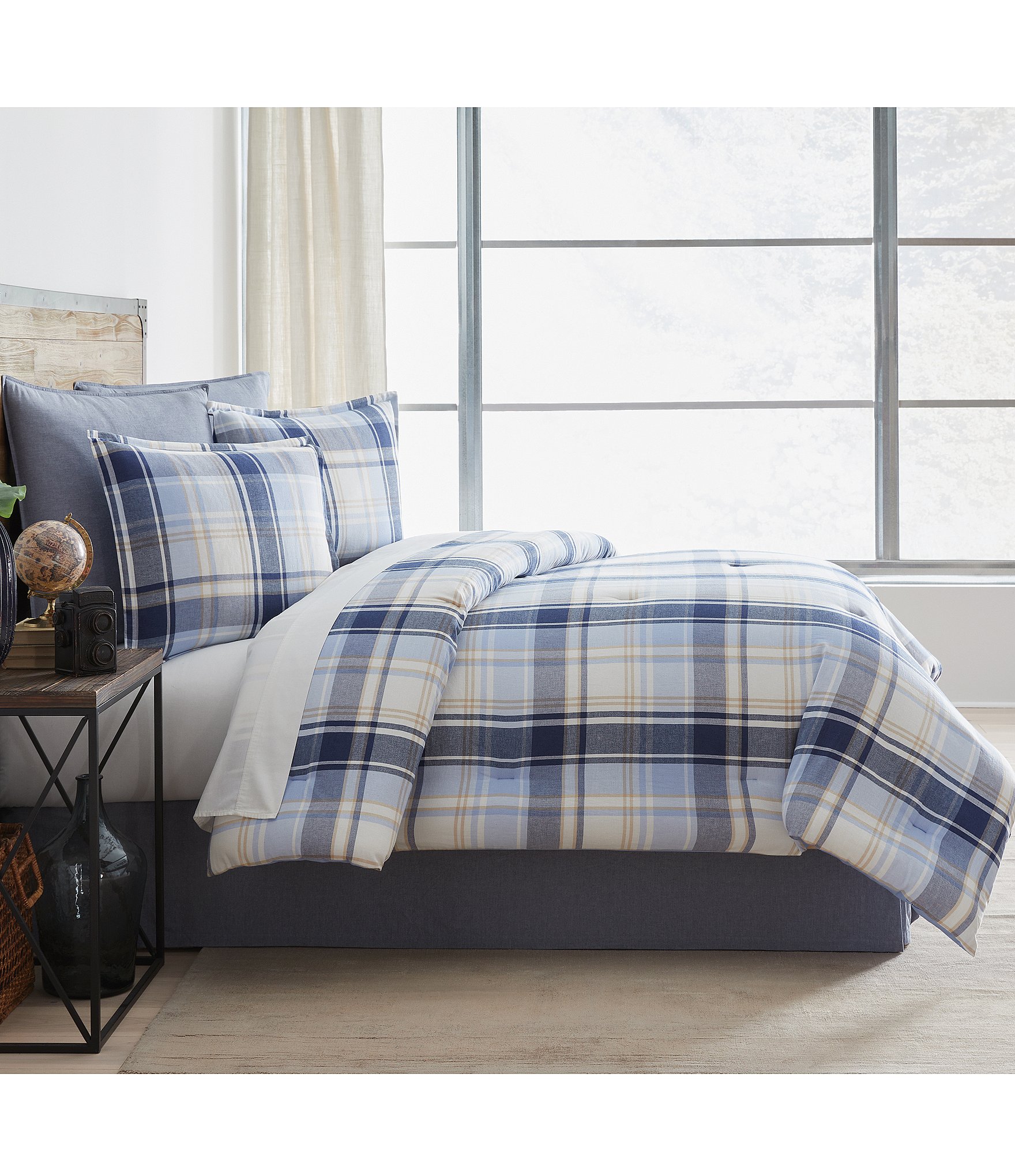 Cremieux Finley Plaid Comforter Mini Set | Dillard's