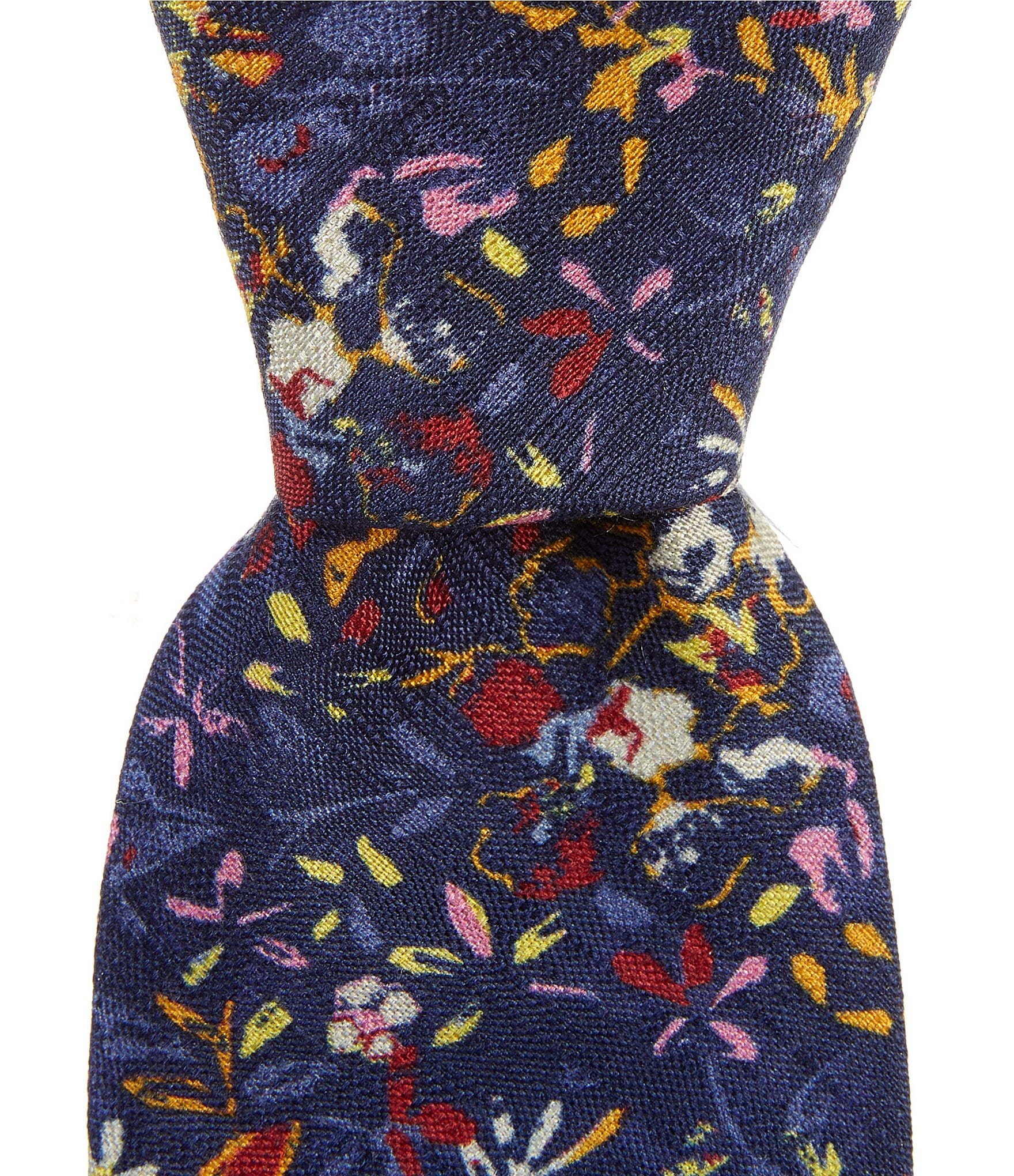 Cremieux Floral 3#double; Silk Blend Tie