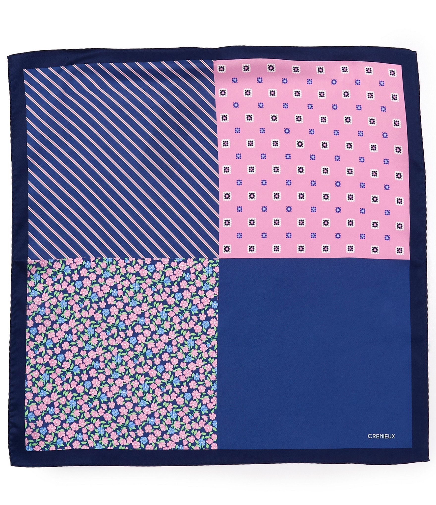 Cremieux Floral Neat Silk Pocket Square