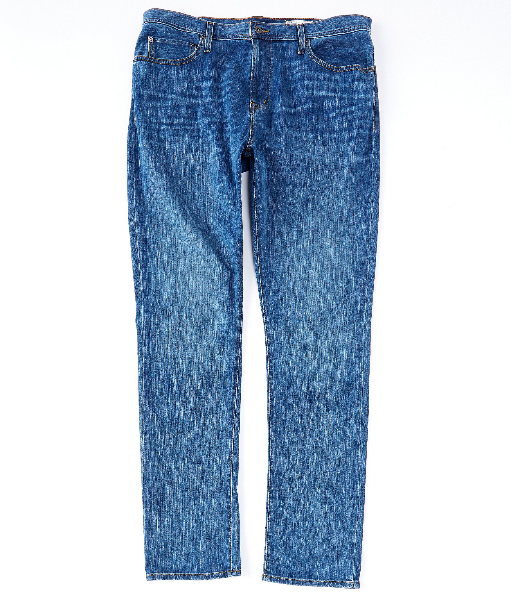Big & Tall Straight Fit Medium Wash Stretch Denim Jeans | Dillard's