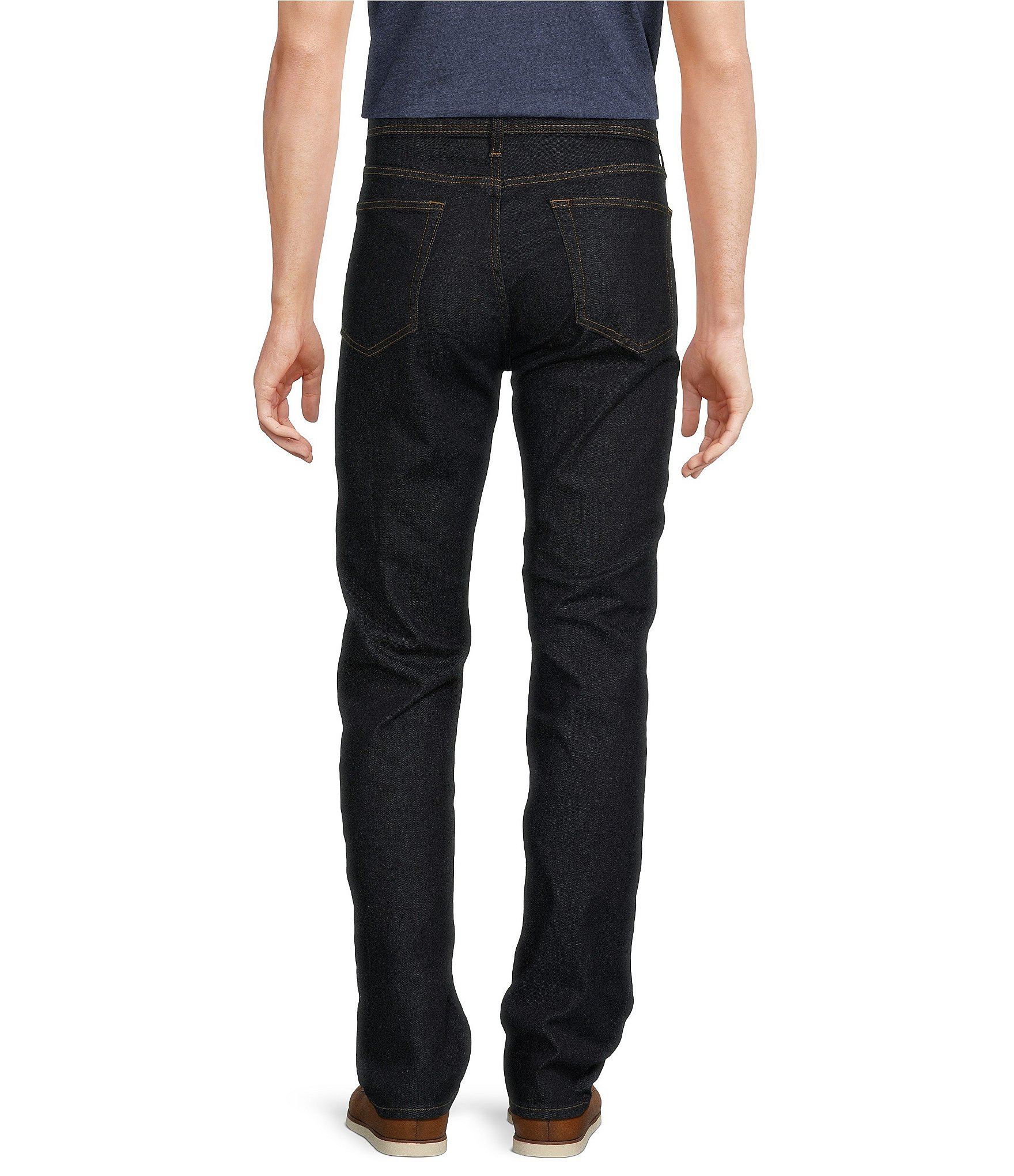 Big & Tall Straight Fit Resin Wash Jeans