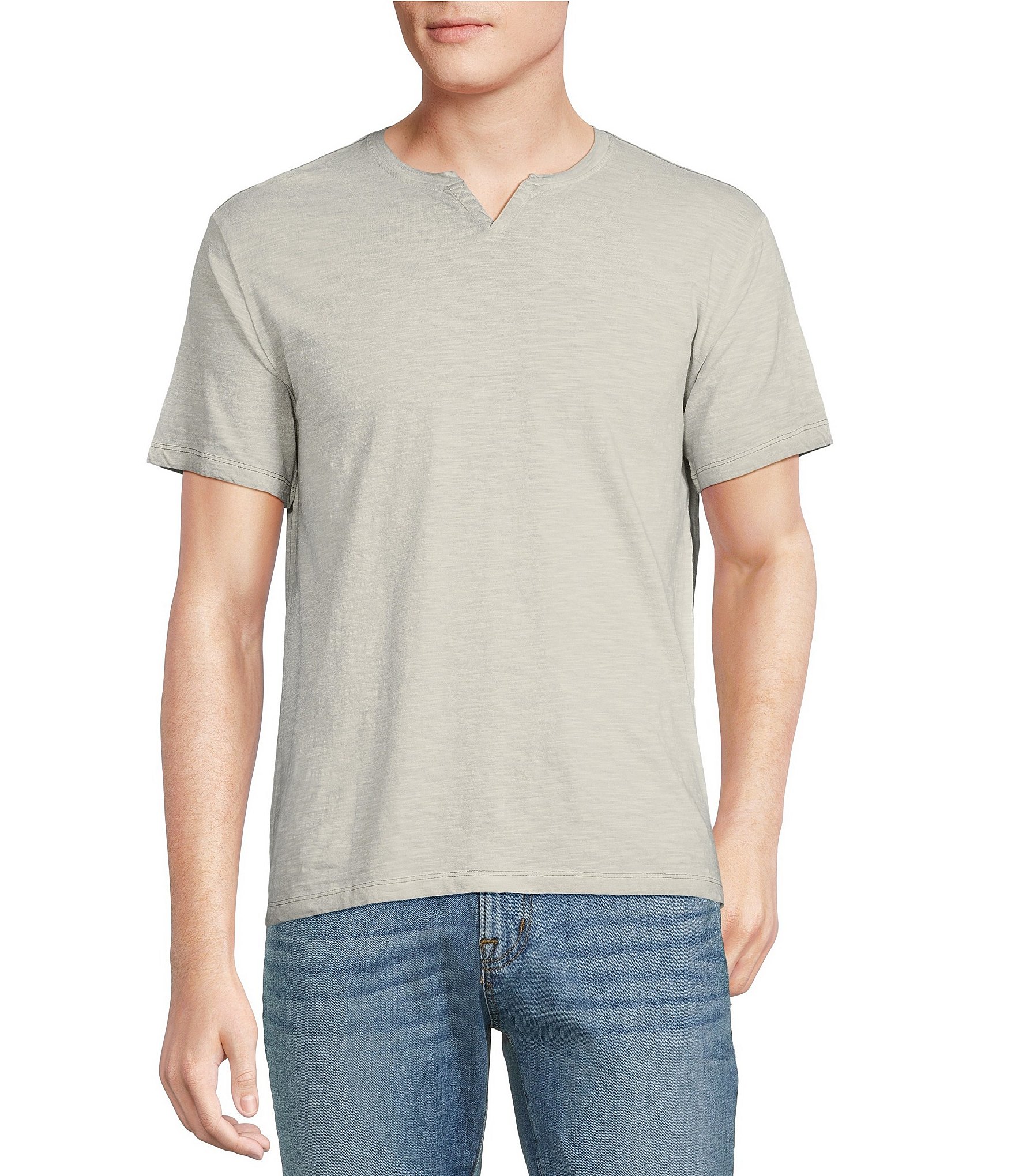 Cremieux Jeans Mazet Short Sleeve Notch Neck T-Shirt | Dillard's