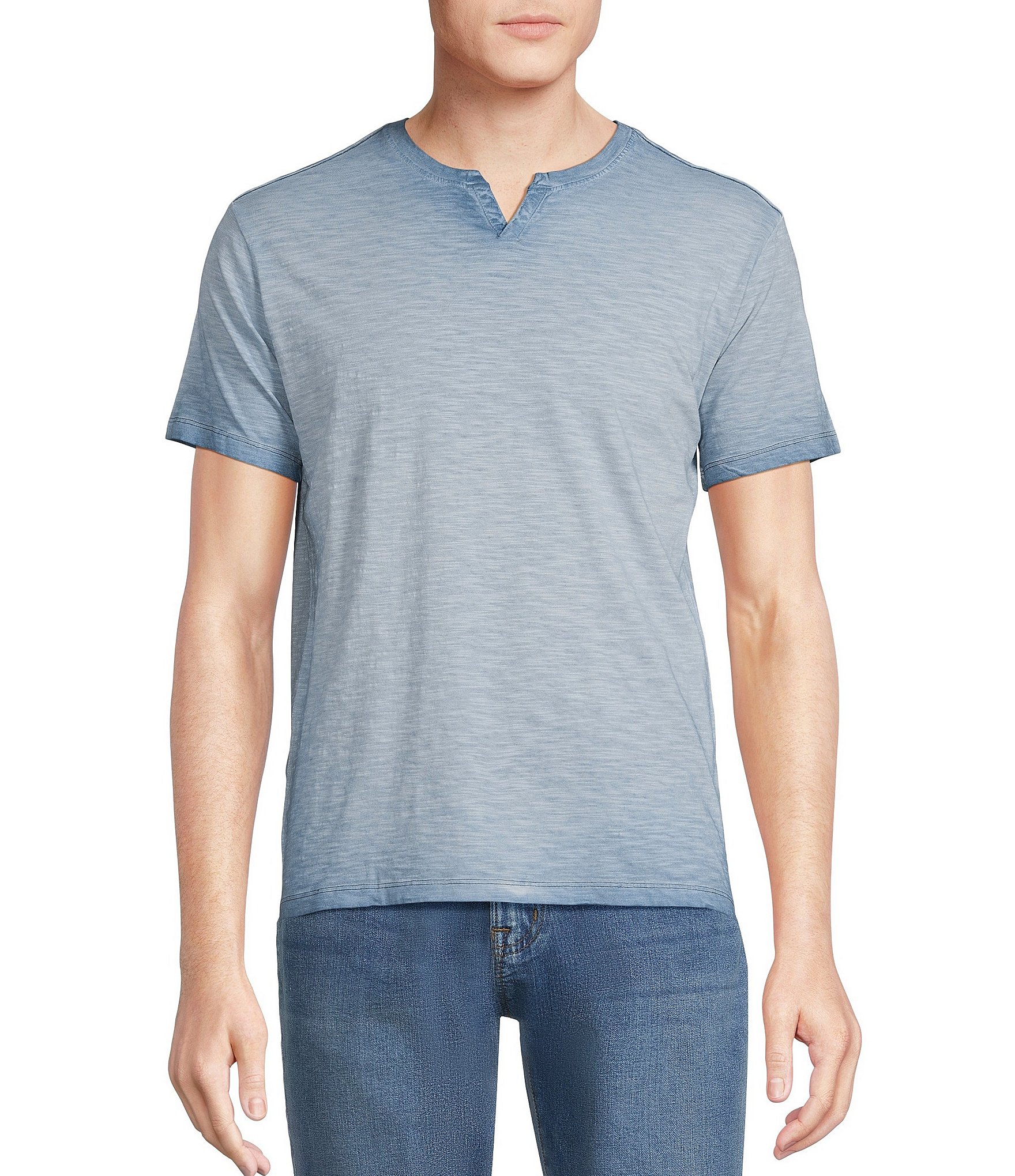 Cremieux Jeans Mazet Short Sleeve Notch Neck T-Shirt | Dillard's