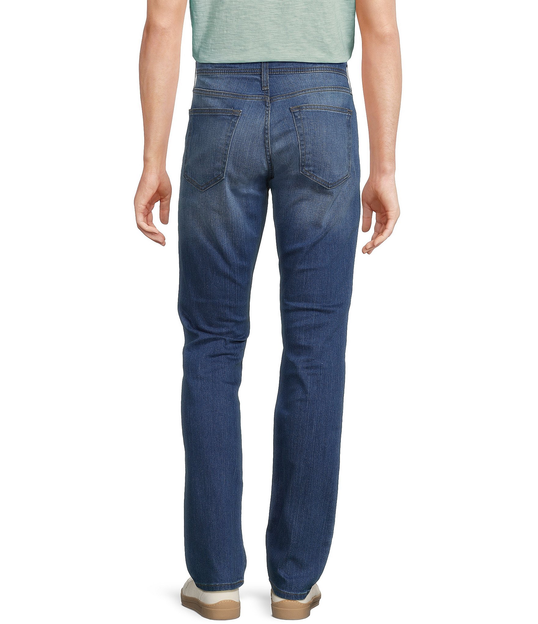 Cremieux Jeans Premium Denim Stretch Straight Fit Light Wash Jeans