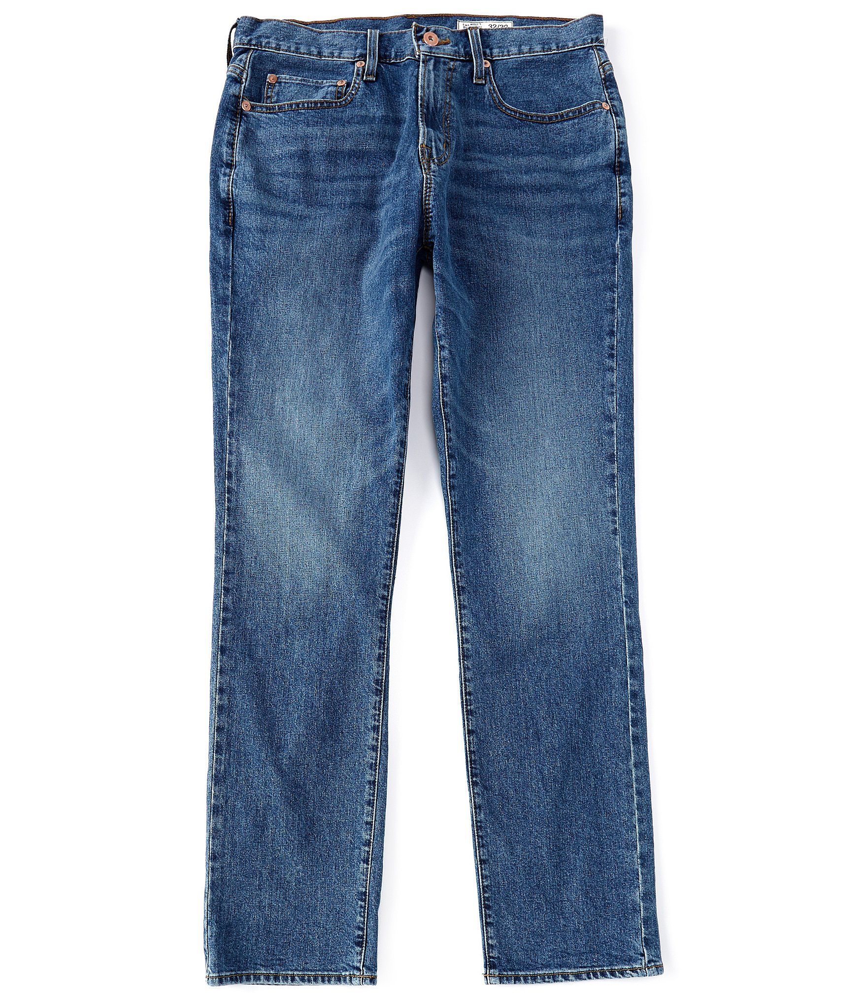 Cremieux Jeans Relaxed Straight-Fit Medium Stone Wash Stretch Denim ...
