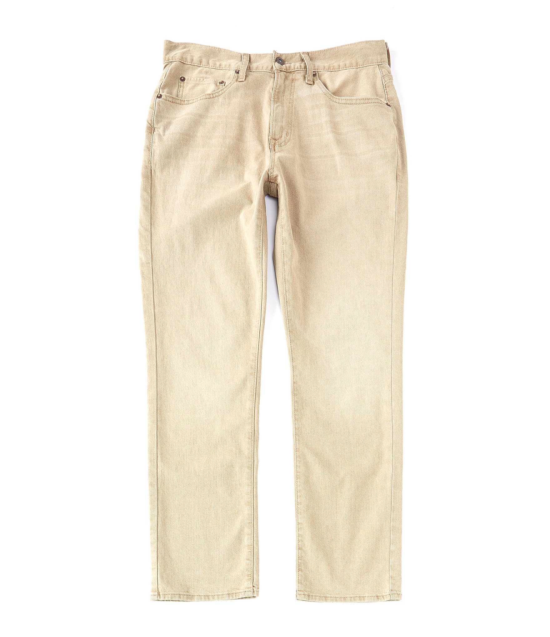 Cremieux Premium Denim Straight-Fit Khaki Denim Jeans | Dillard's