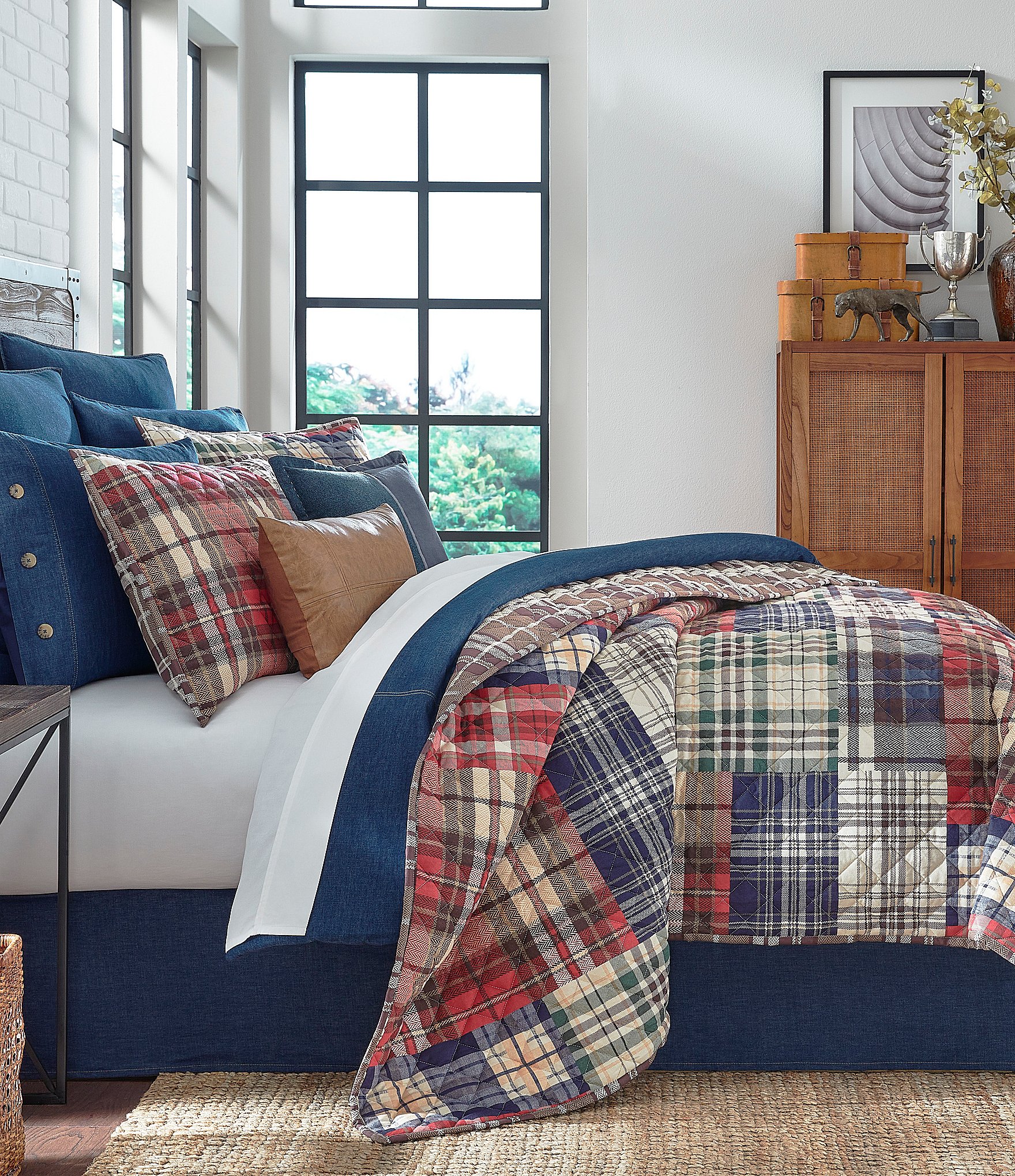 PREMIER COMFORT Flannel deals Full/QueenComforter Lake Mini Set