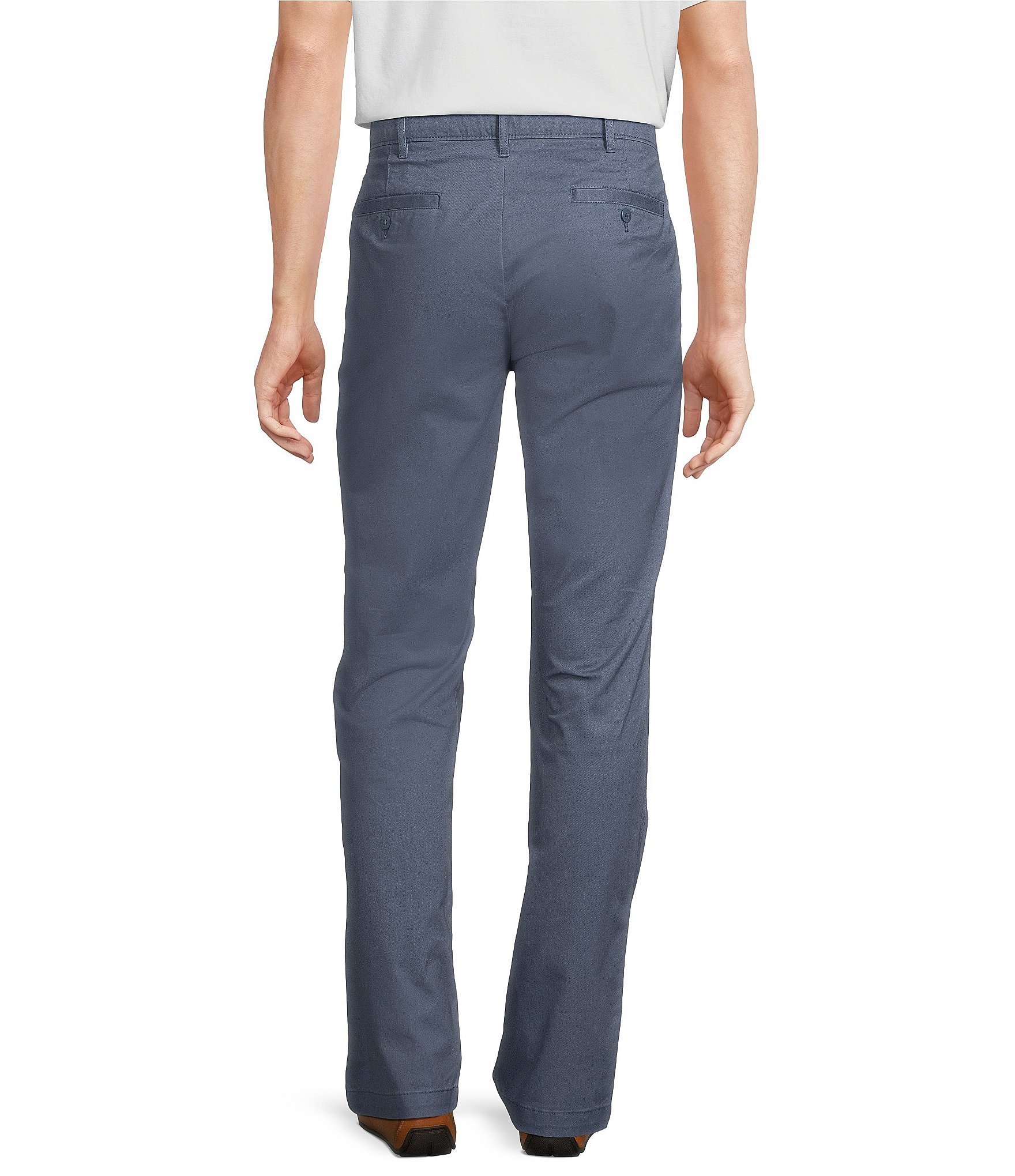 Cremieux Blue Label Madison Classic Fit Comfort Stretch Flat-Front Twill Chino Pants