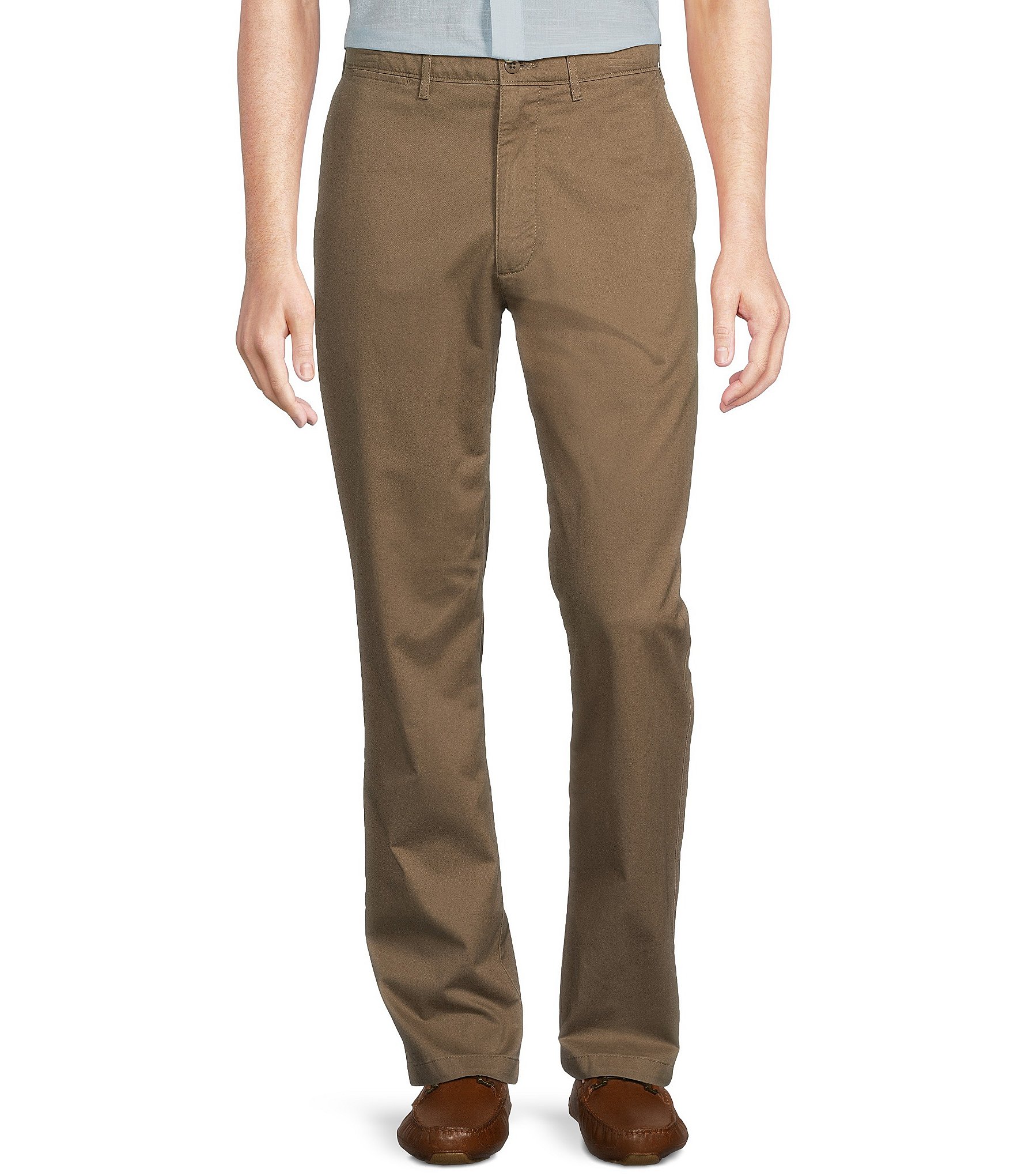 Cremieux Blue Label Madison Classic Fit Comfort Stretch Flat-Front Twill Chino Pants