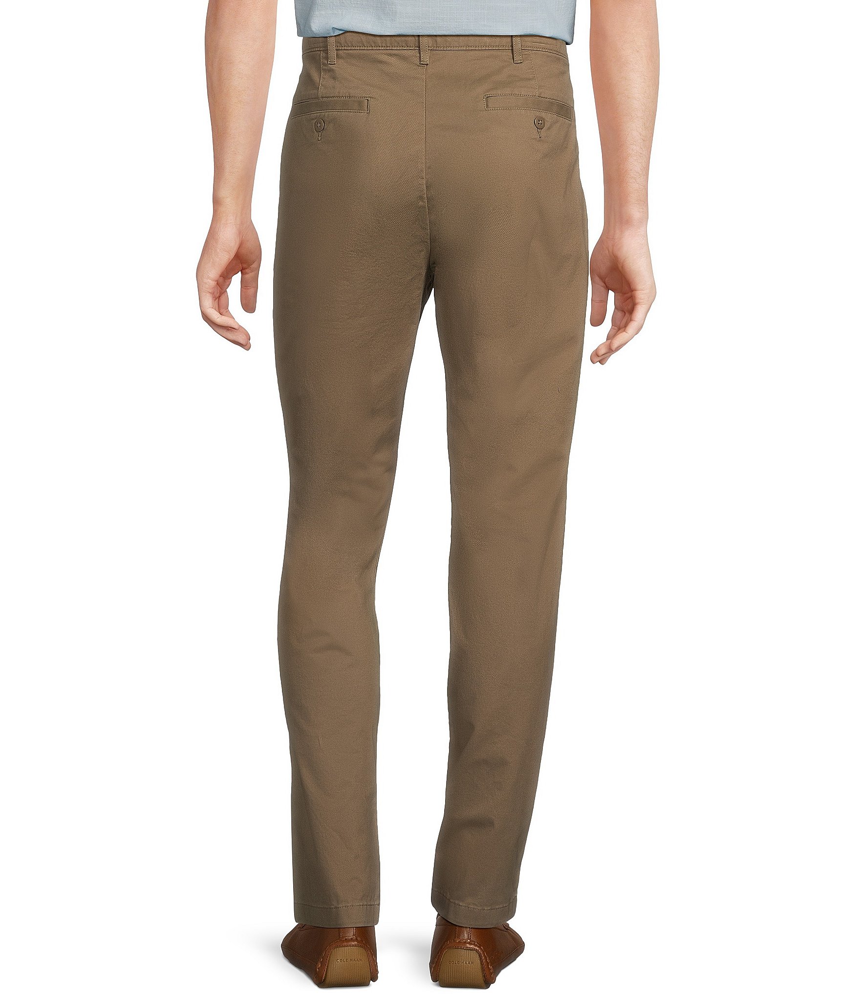 Cremieux Blue Label Madison Classic Fit Comfort Stretch Flat-Front Twill Chino Pants