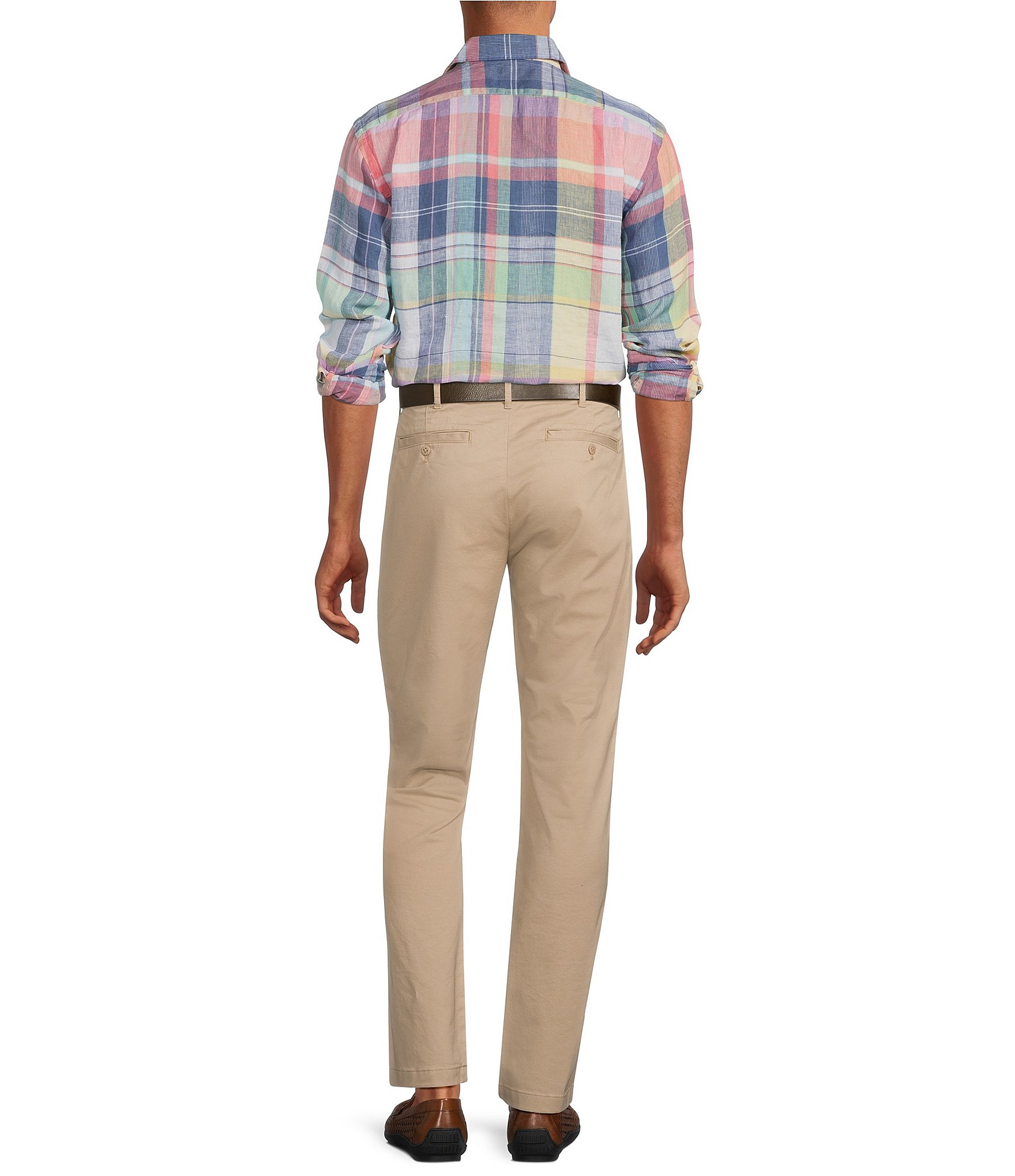 Cremieux Blue Label Madison Classic Fit Comfort Stretch Flat-Front Twill Chino Pants