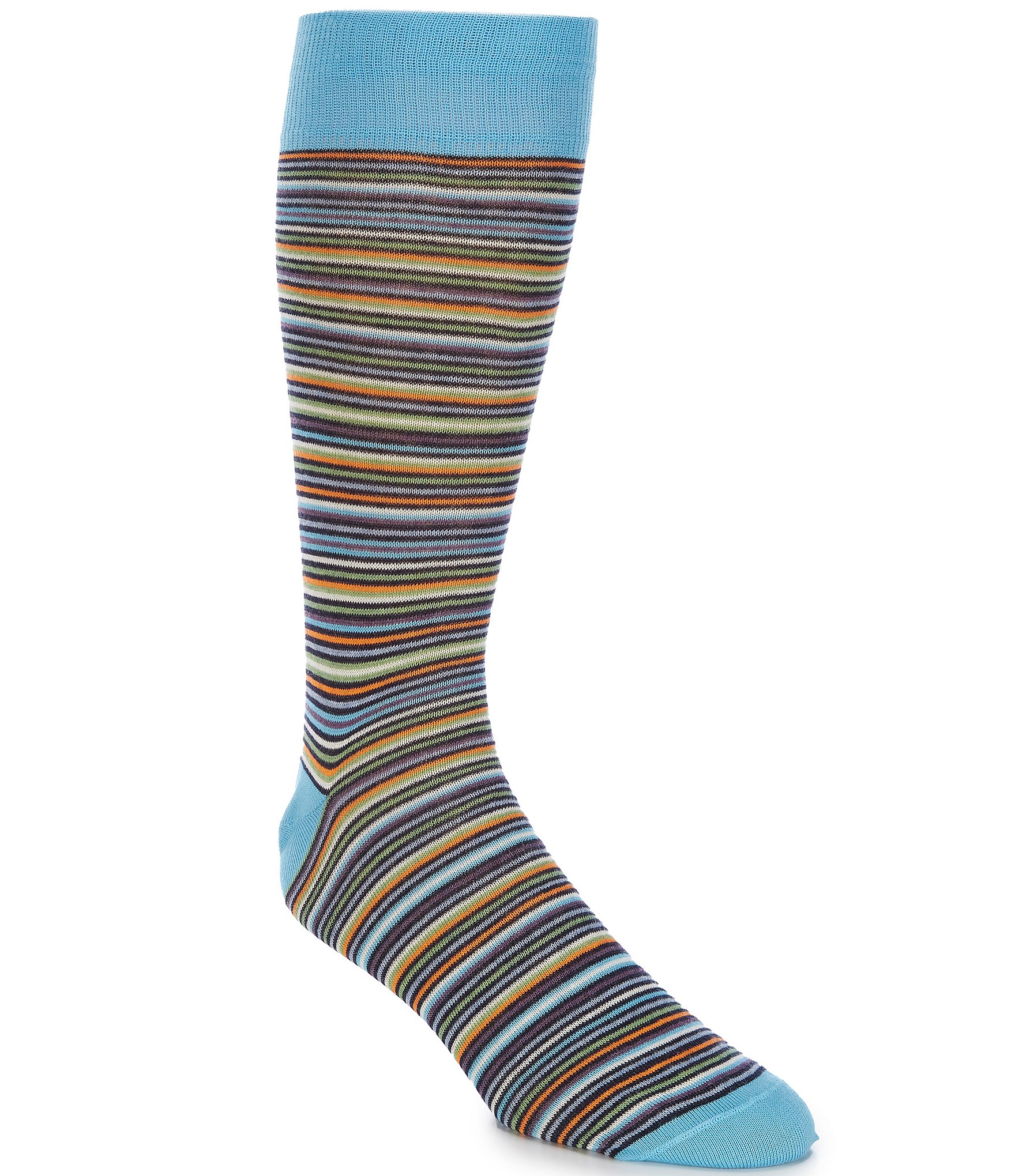Cremieux Mini-Stripe Crew Socks | Dillard's