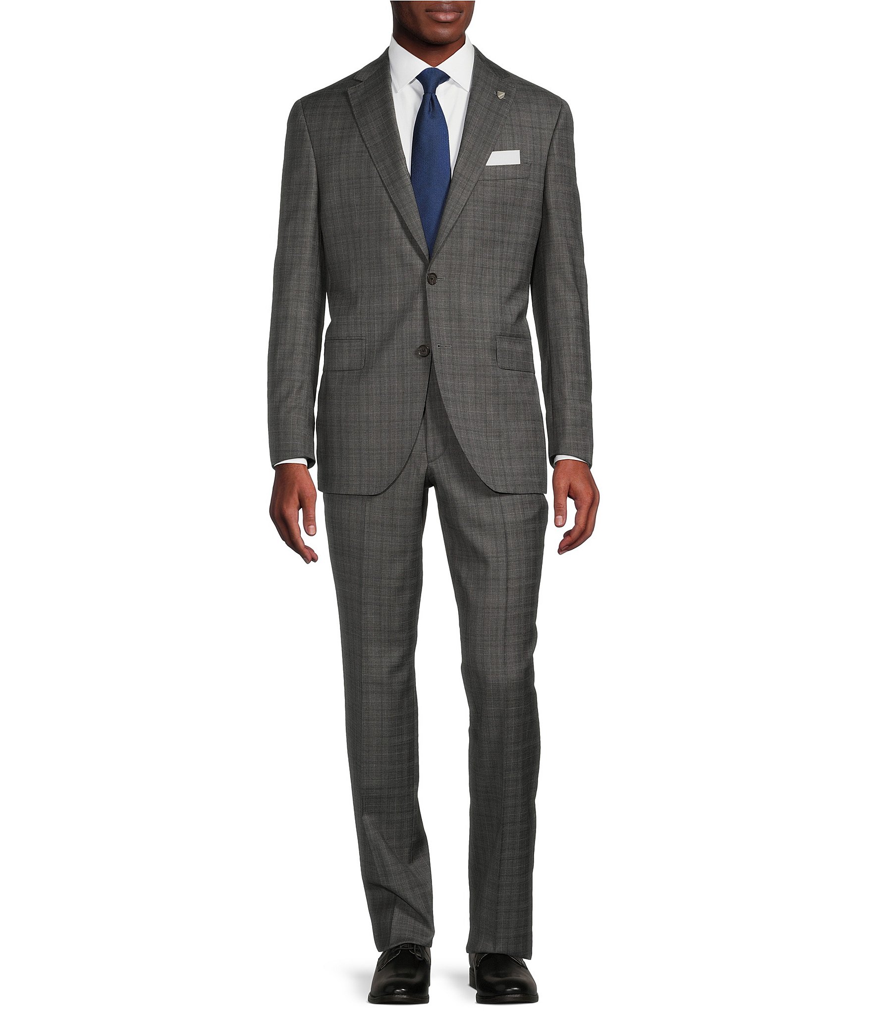 Cremieux Modern Fit Flat Front Plaid 2-Piece Suit | Dillard's