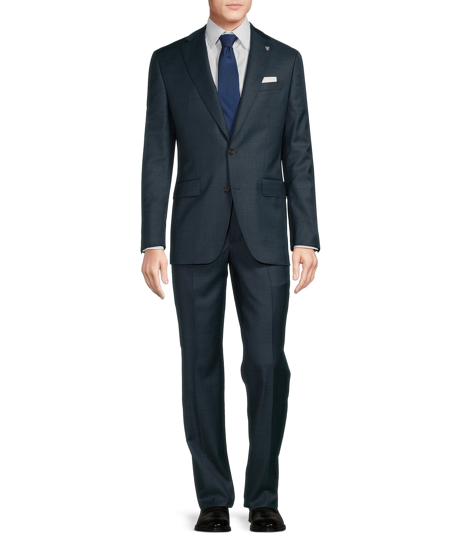 Cremieux Modern Fit Flat Front Solid 2-Piece Suit