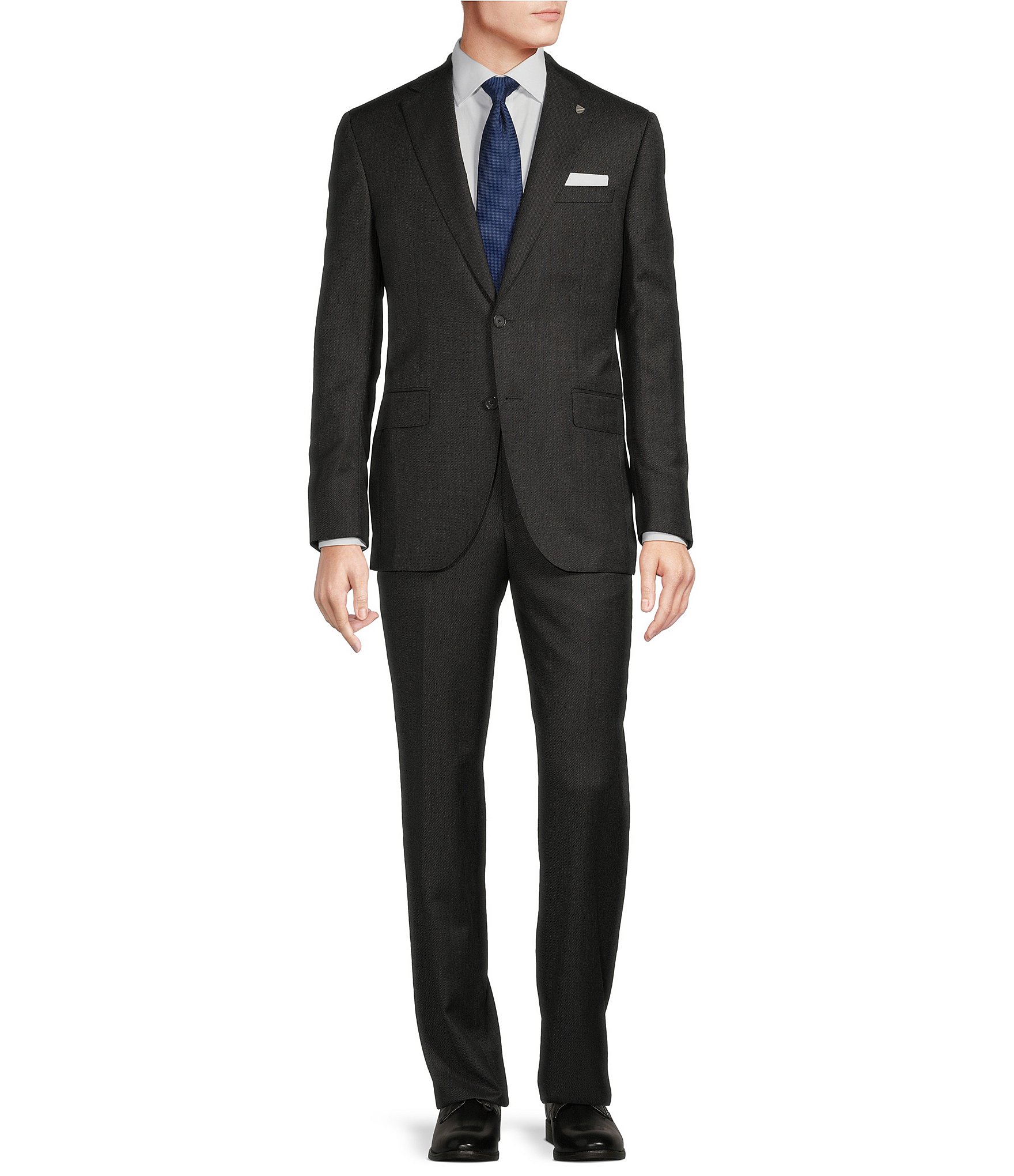 Cremieux Modern Fit Flat Front Twill 2-Piece Suit | Dillard's