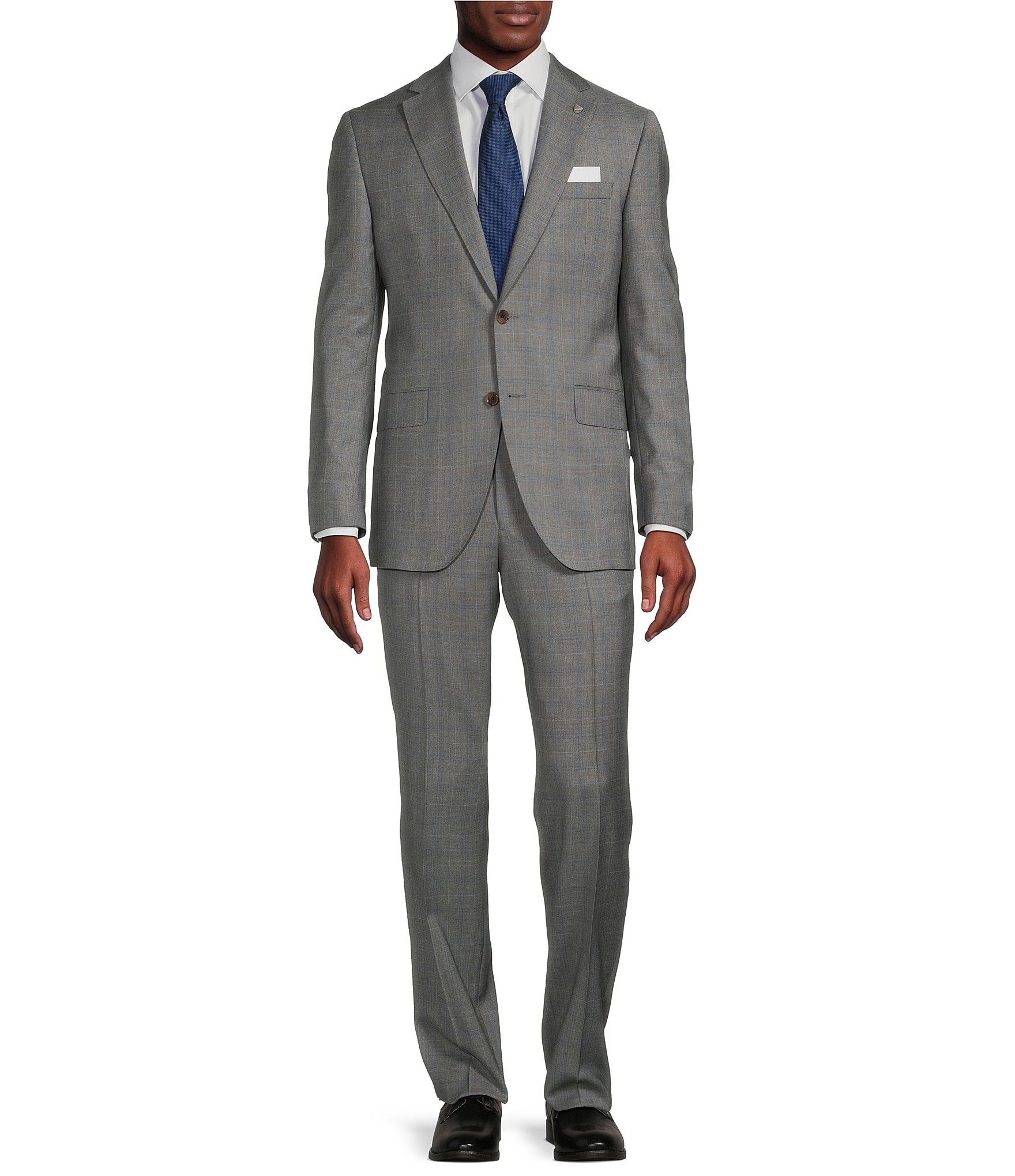 Cremieux Modern Fit Flat Front Plaid 2-Piece Suit | Dillard's