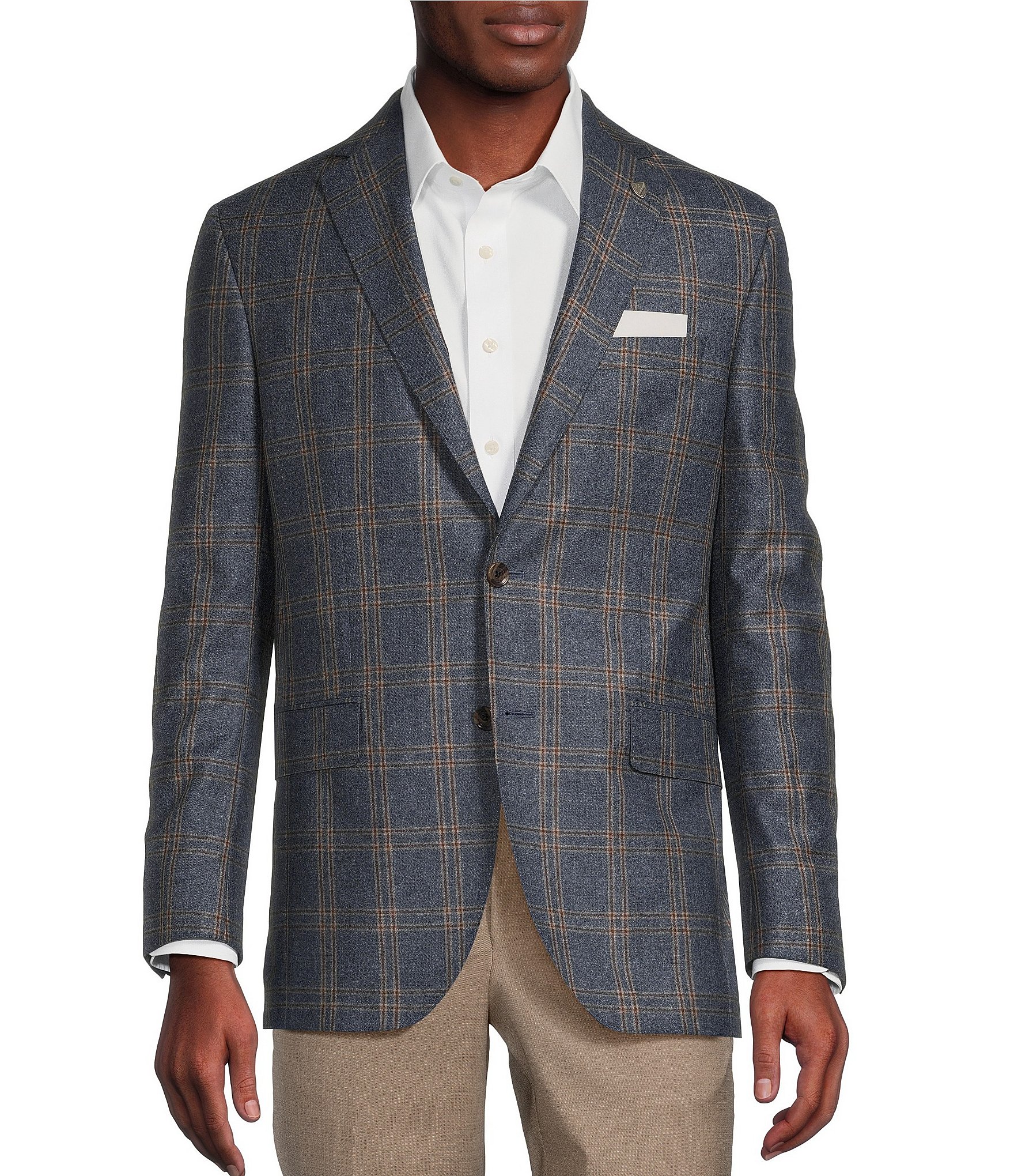 Cremieux Modern Fit Wide Plaid Sport Coat Dillard s