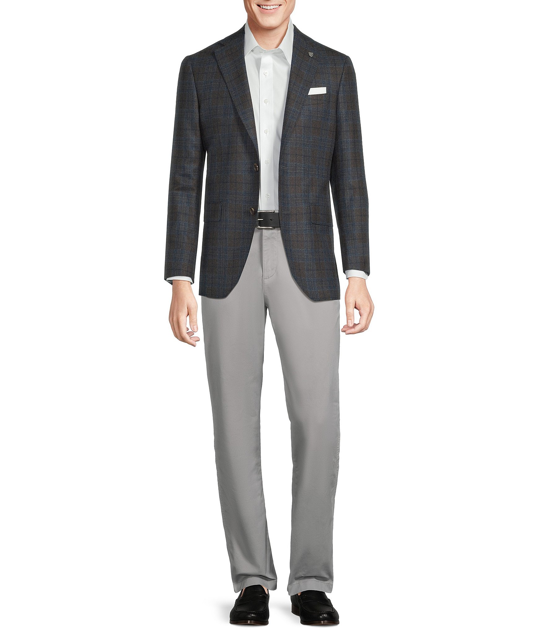 Cremieux Modern Fit Plaid Sport Coat