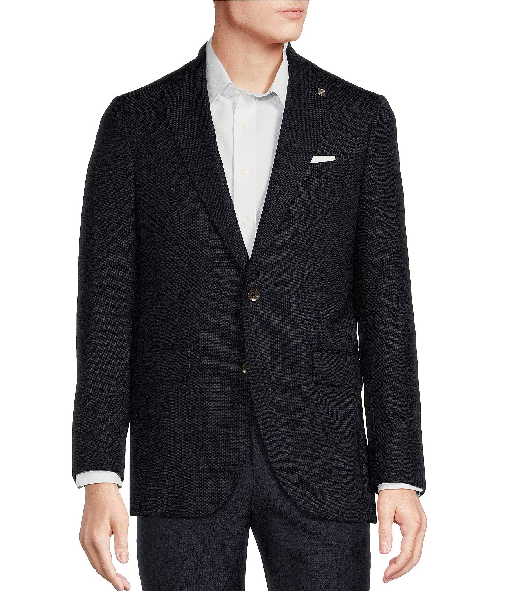 Cremieux Modern Fit Solid Hopsack Pattern Sport Coat | Dillard's
