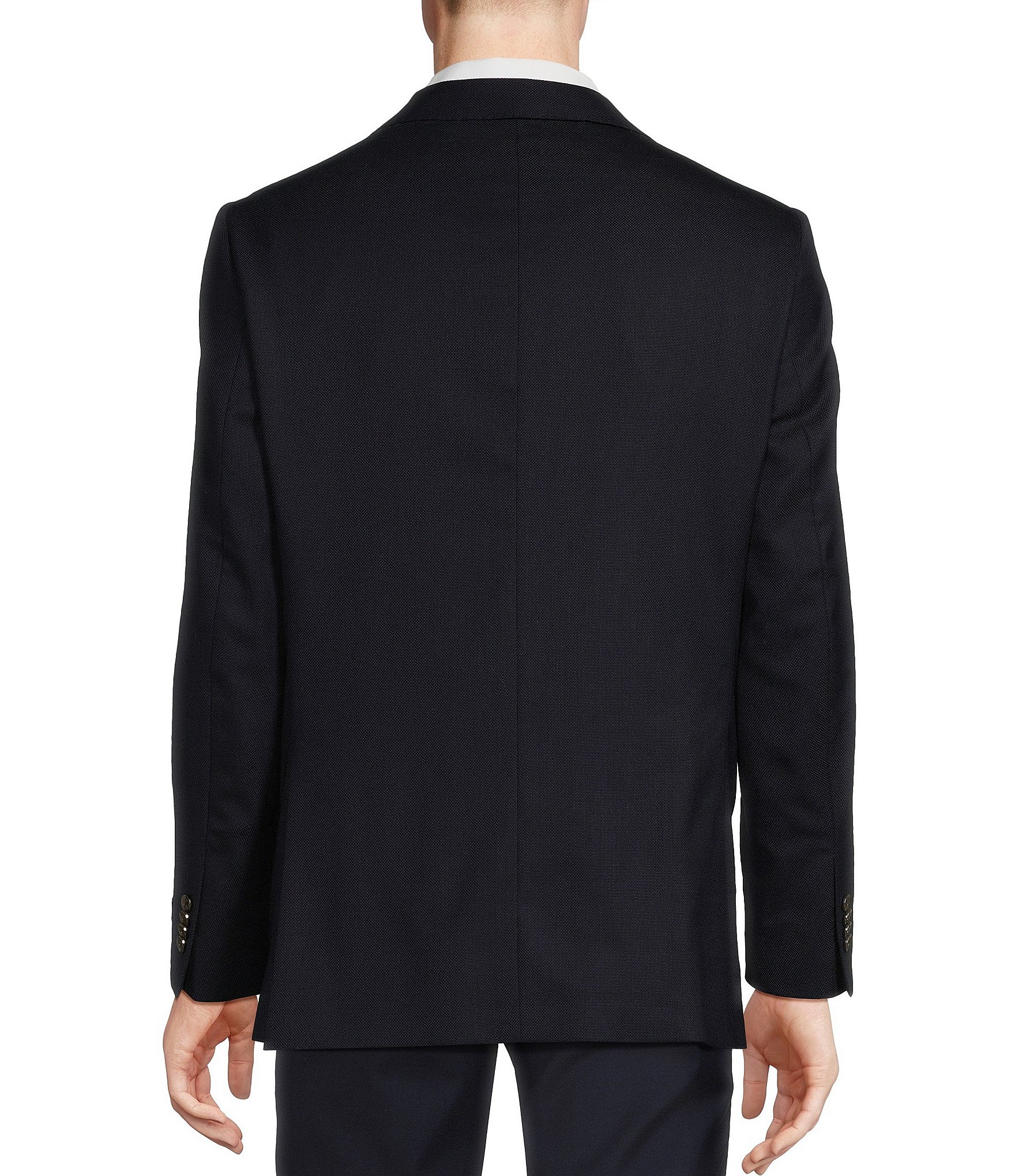 Cremieux Modern Fit Solid Hopsack Pattern Sport Coat