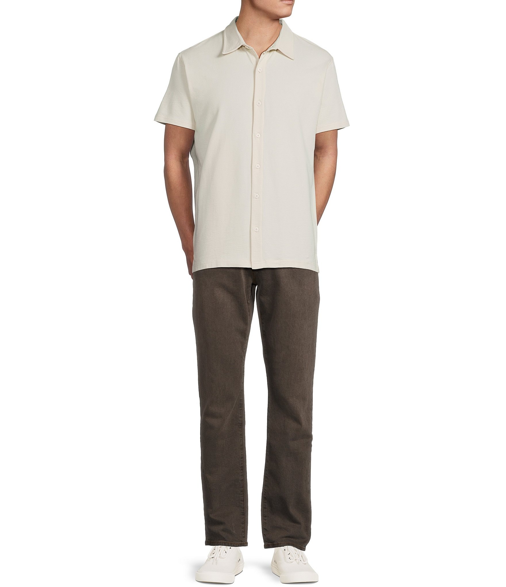 Cremieux Premium Denim Relaxed Straight Stretch Jeans