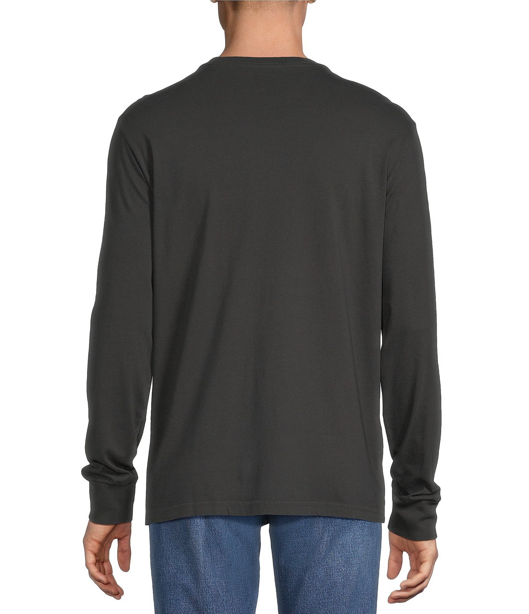 Cremieux Premium Solid Long Sleeve Pocket T-Shirt