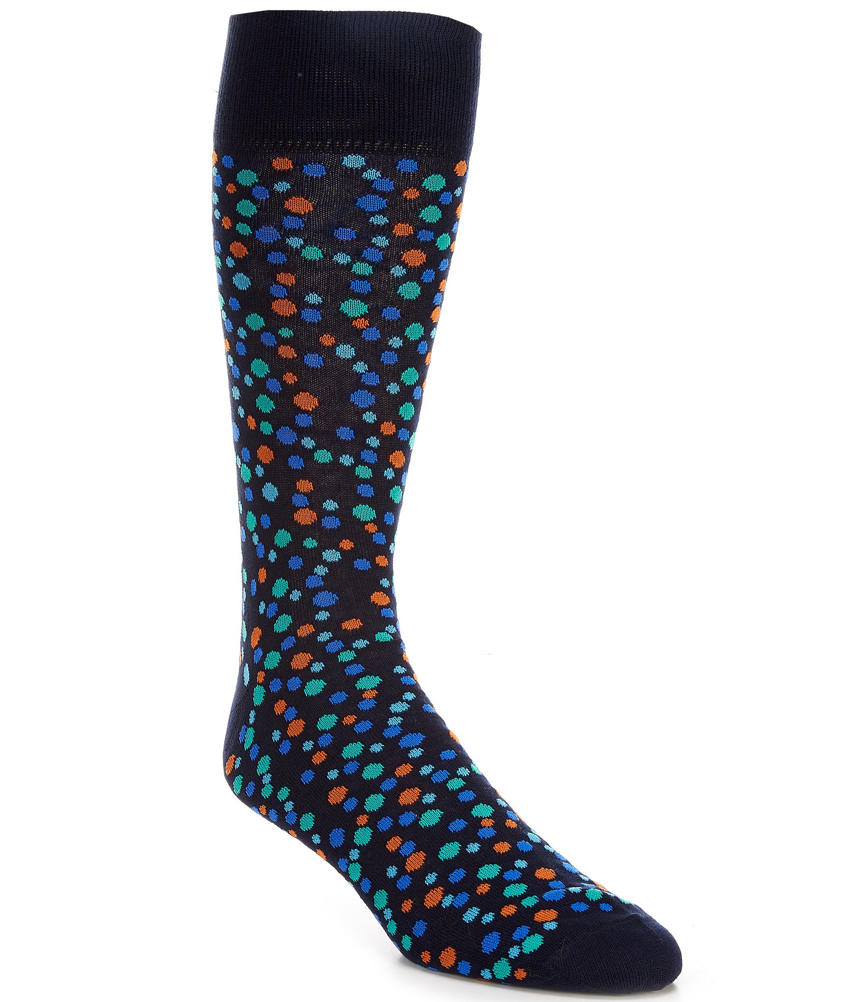 Cremieux Small Dot Pattern Crew Dress Socks | Dillard's