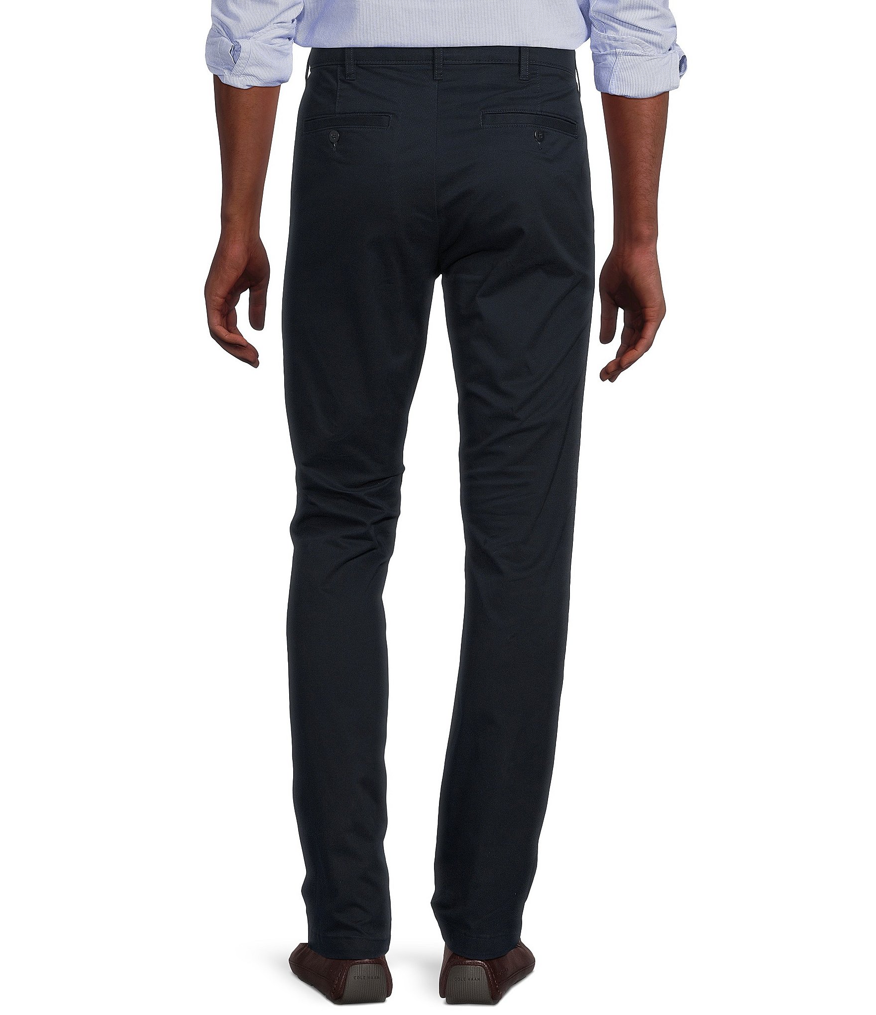 Cremieux Blue Label Soho Slim Fit Flat-Front Twill Comfort Stretch Casual Pants