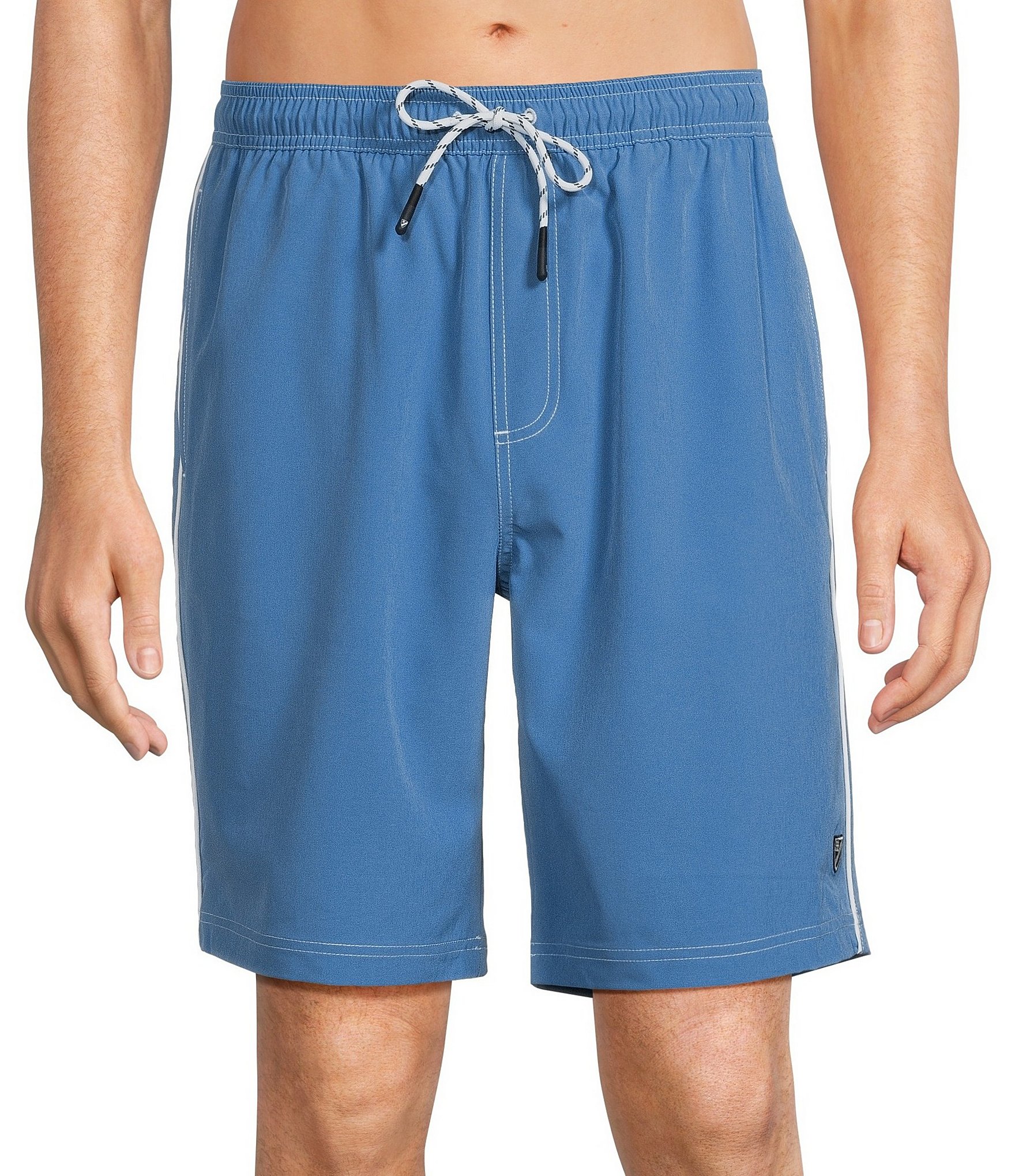 Cremieux Solid 9#double; Inseam Swim Trunks