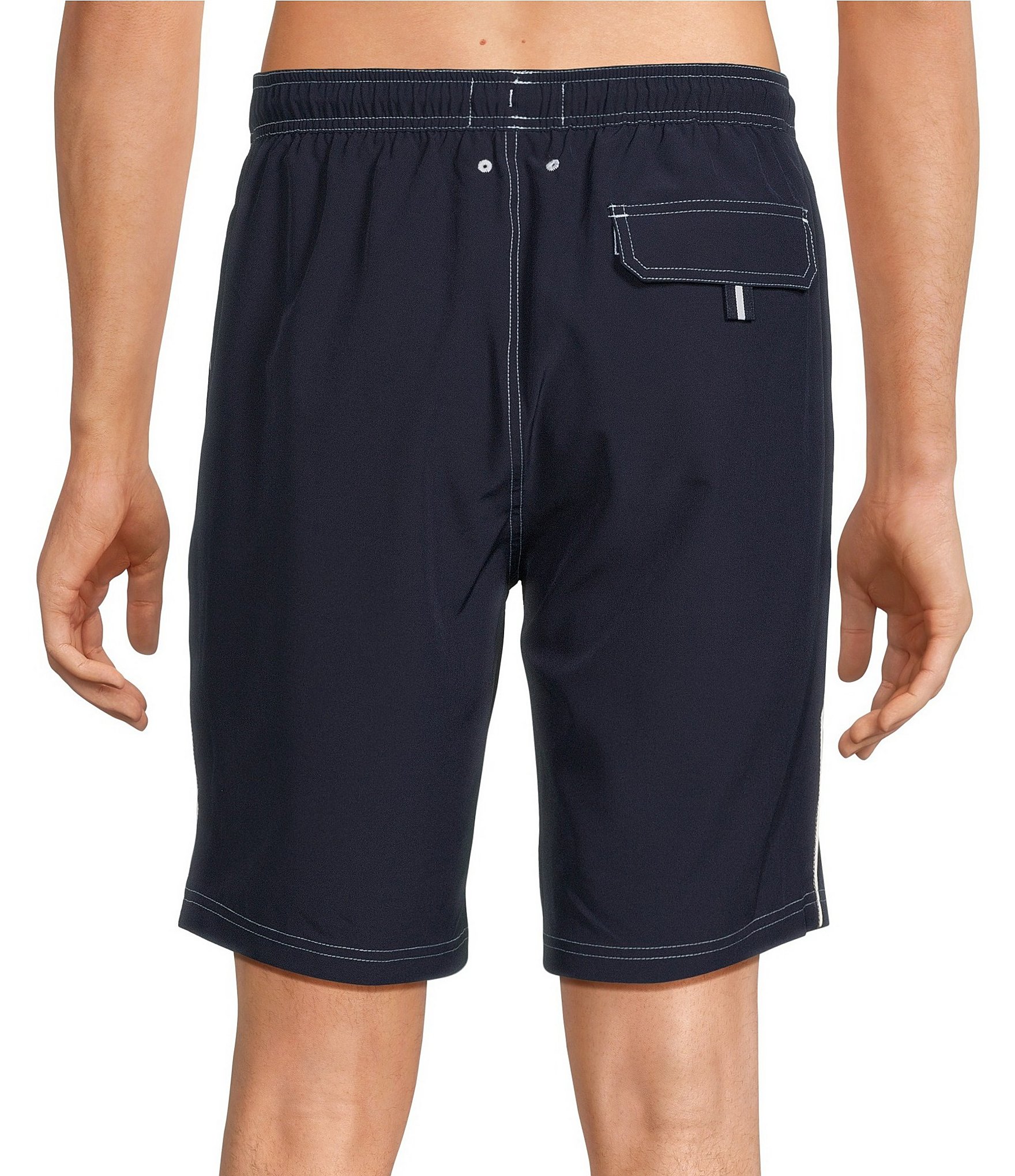 Cremieux Solid 9#double; Inseam Swim Trunks