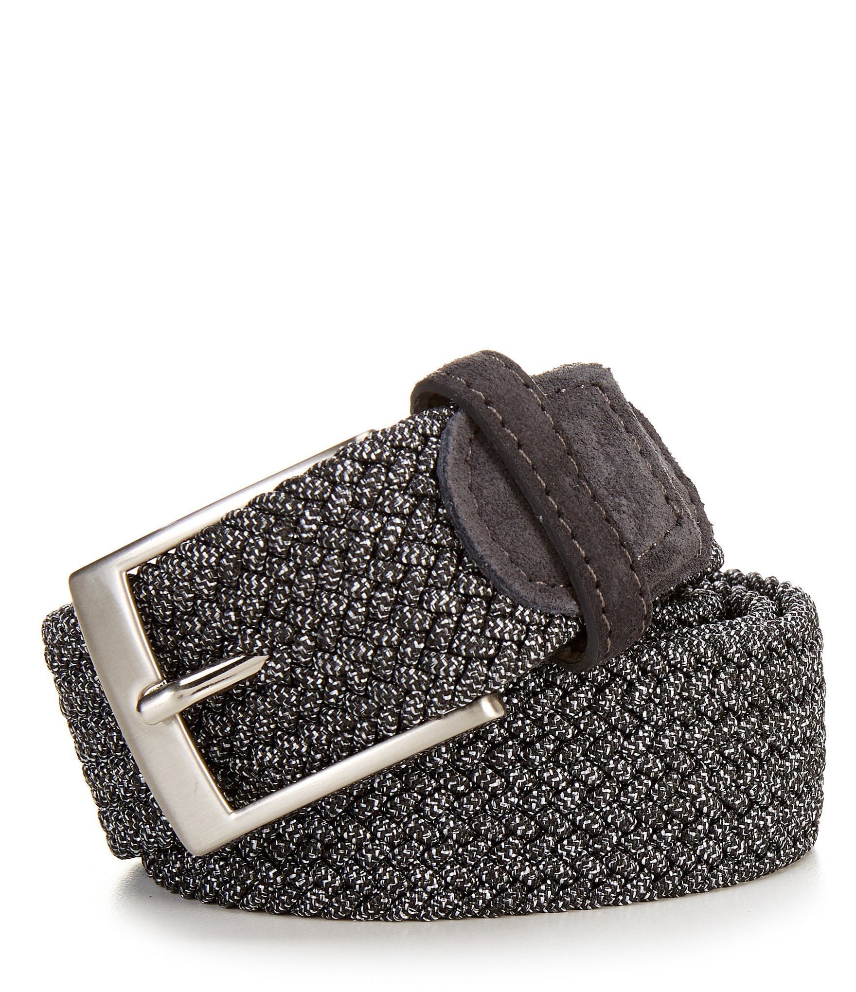 Cremieux Solid Braided Stretch Belt