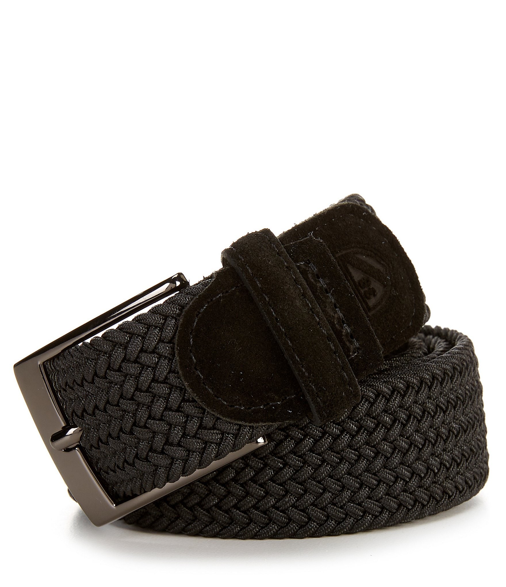 Cremieux Solid Braided Stretch Belt