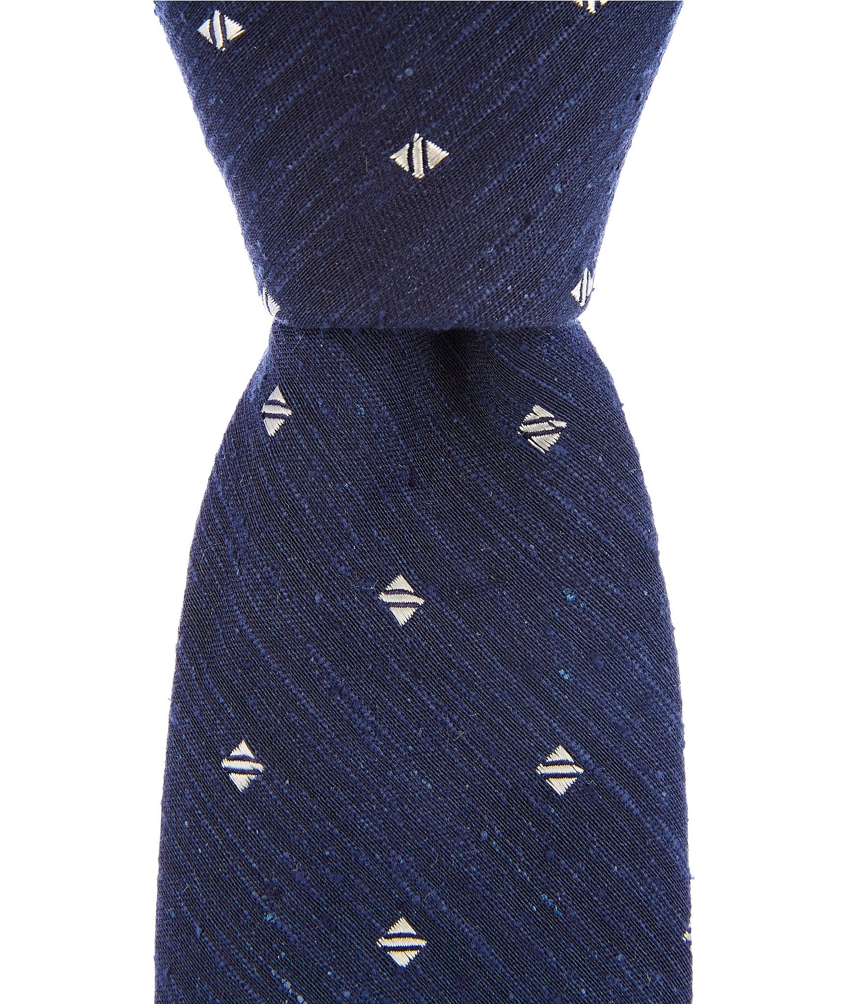 Cremieux Square Medallion Traditional Silk Tie