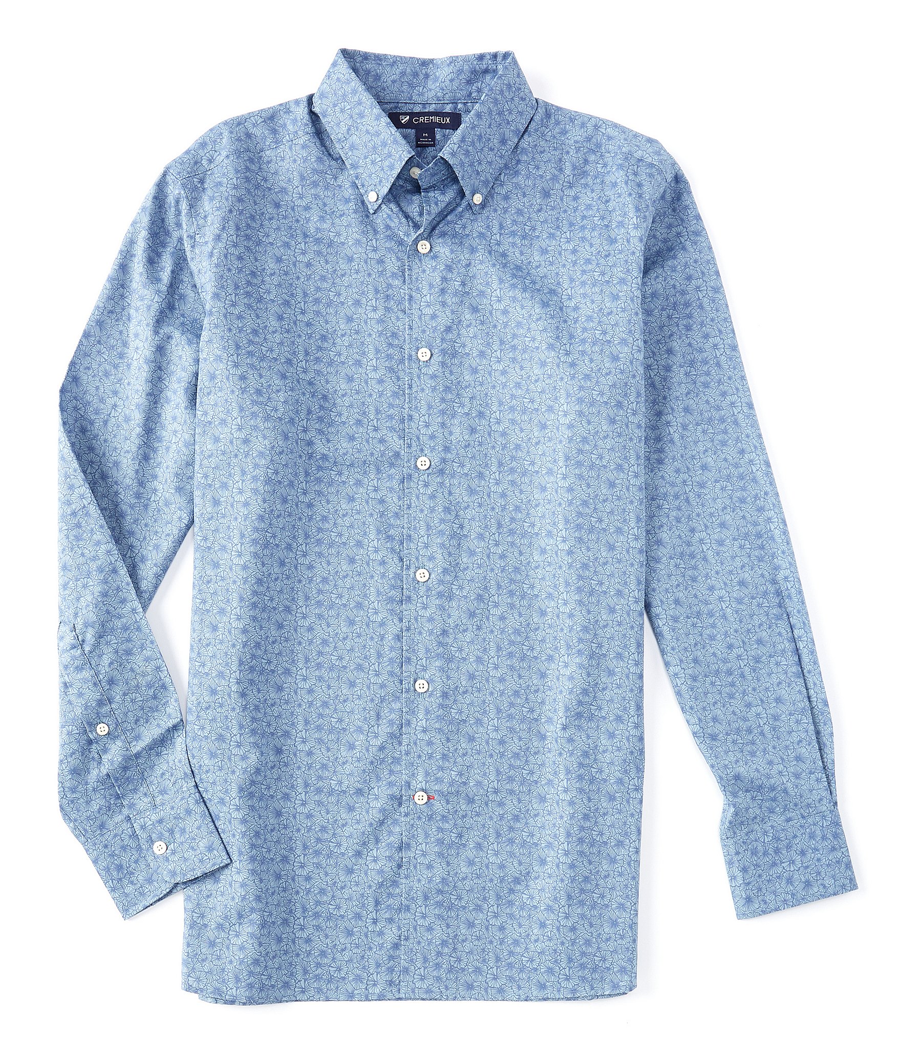 Cremieux Starburst Print Long-Sleeve Woven Shirt | Dillard's