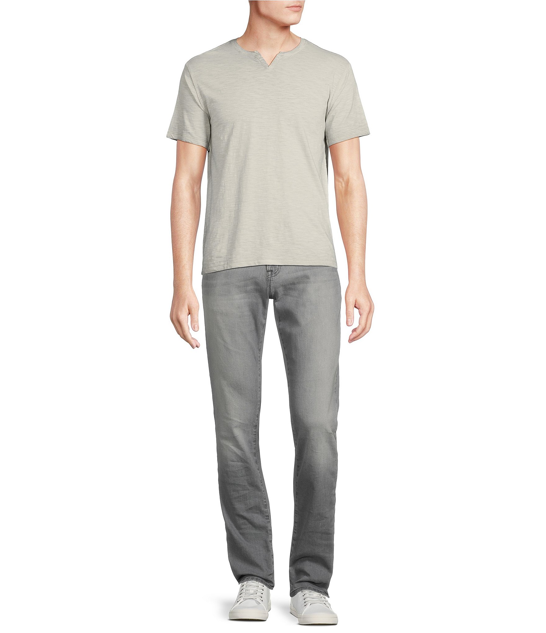 Cremieux Stretch Straight Fit Grey Jeans