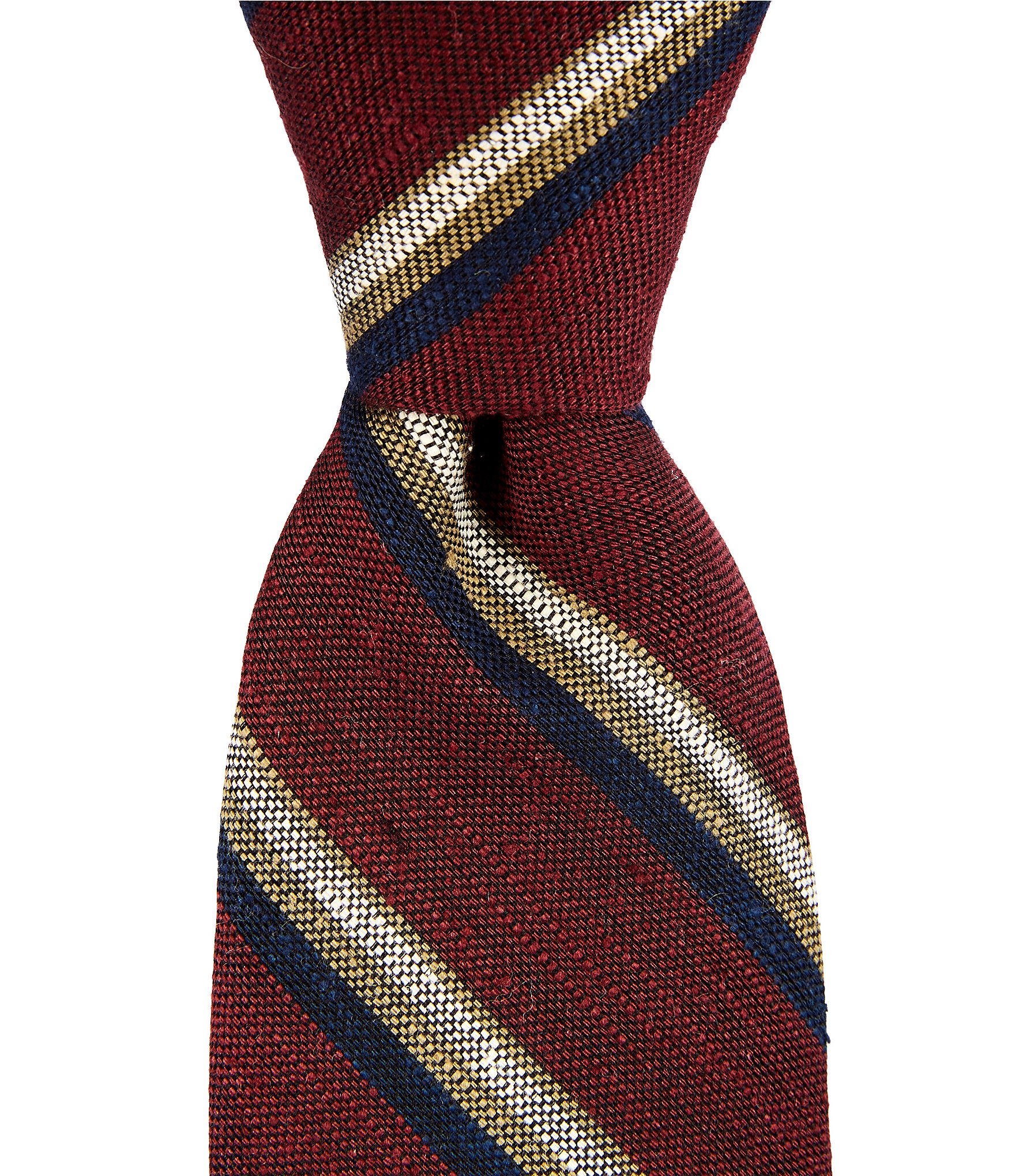 Cremieux Textured Stripe Traditional Silk Tie