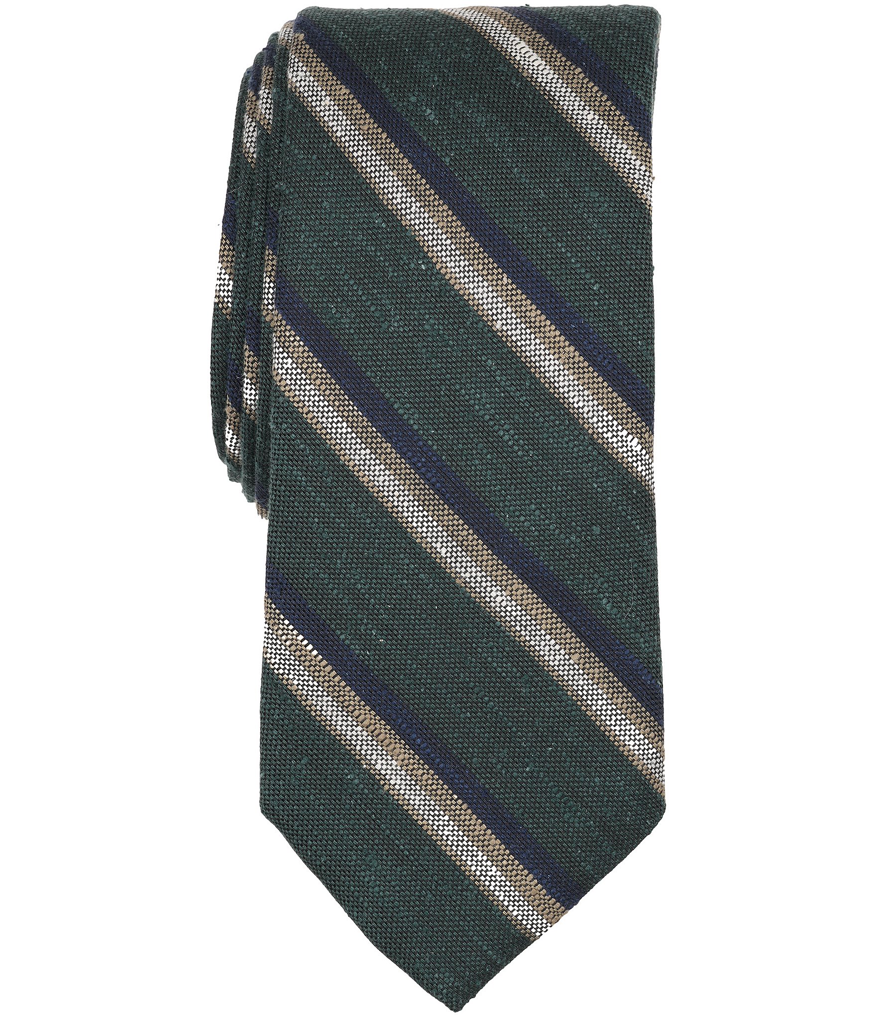 Cremieux Textured Stripe Traditional Silk Tie