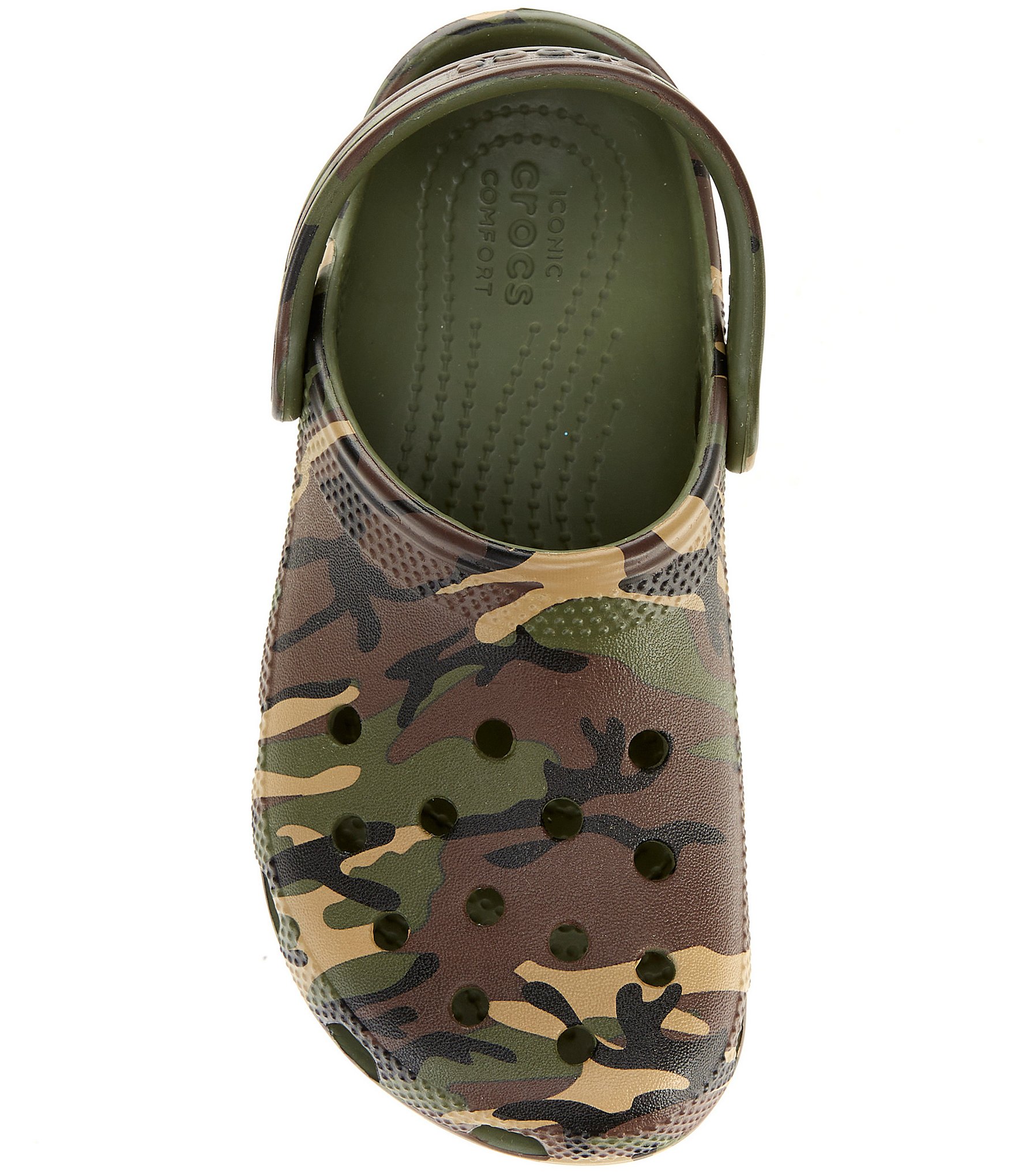 Crocs Boys' Classic Camouflage Clogs (Toddler)
