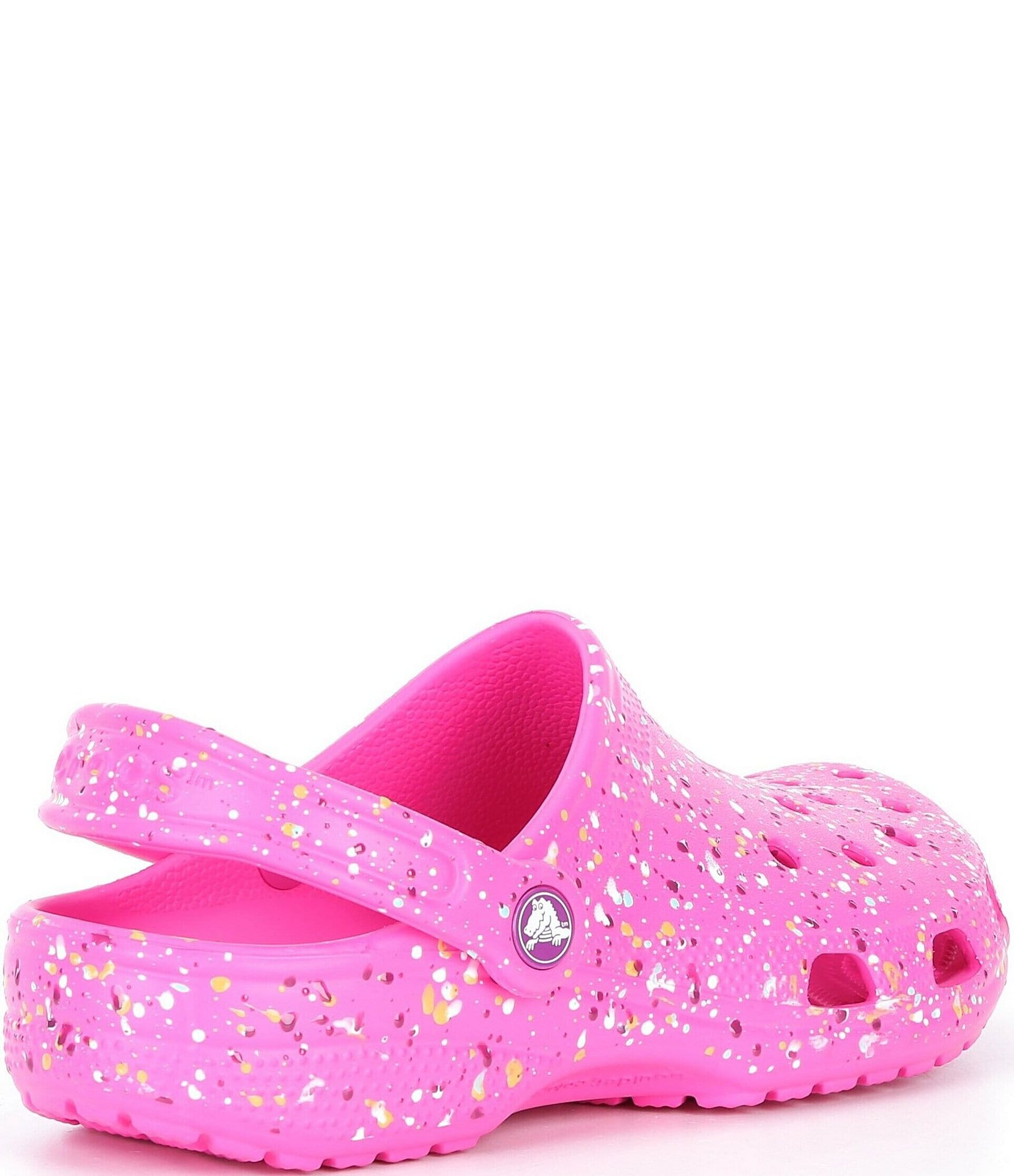 Crocs Girl's Classic Paint Splatter Clogs (Youth)