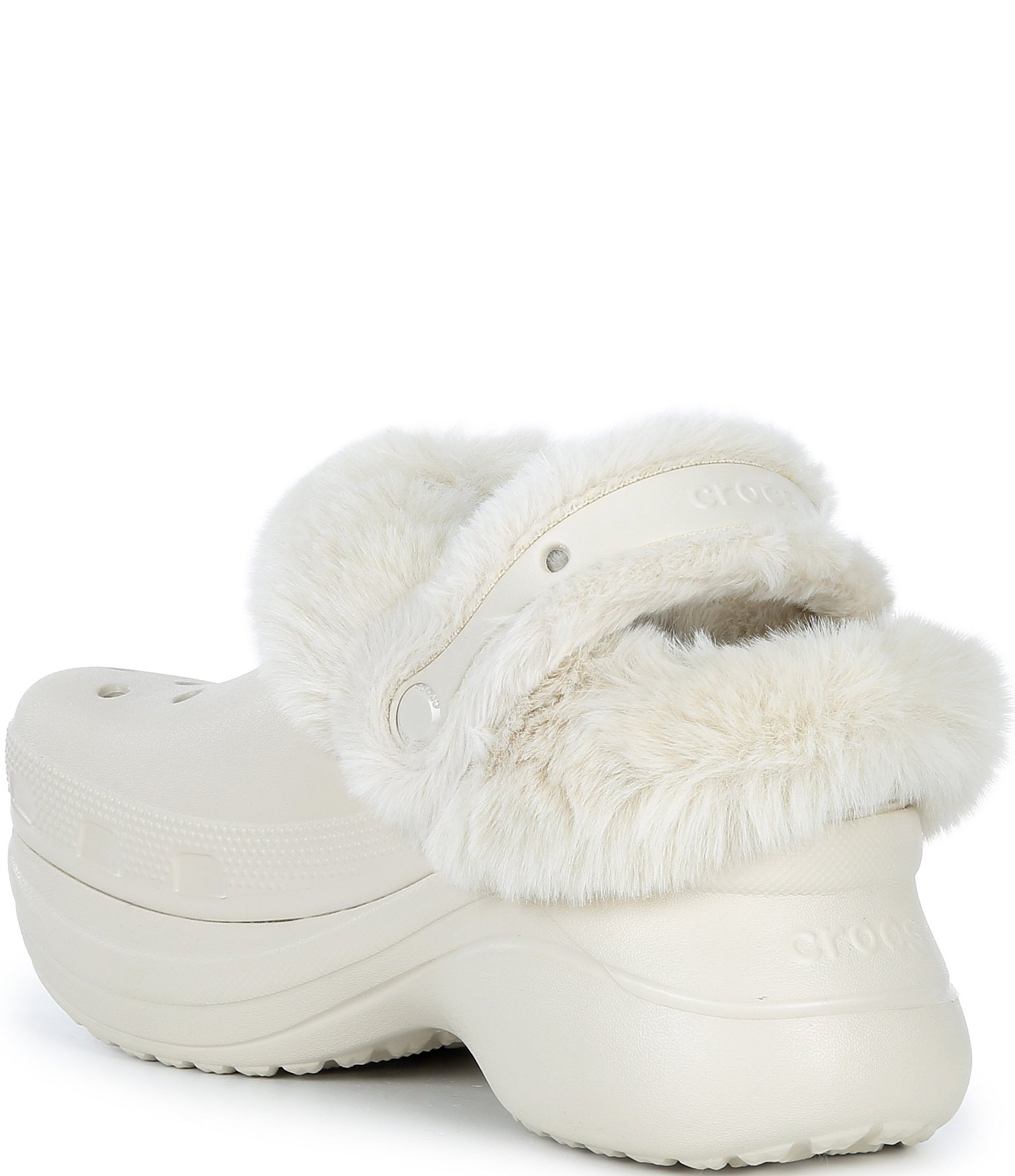 Crocs Women's Bae Lined Platform Block Heel Clogs