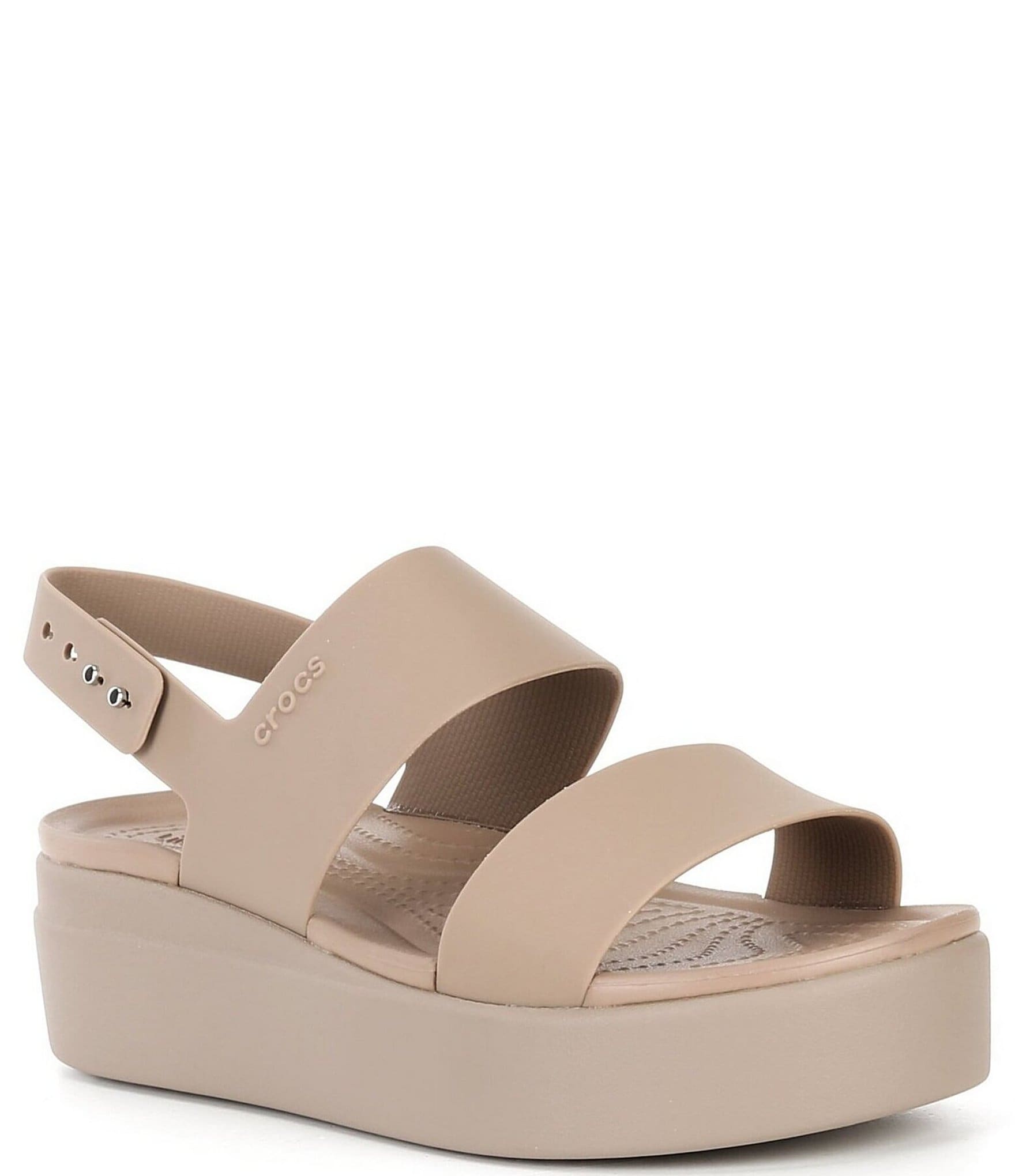 Crocs Women's Brooklyn Low Wedge Platform Sandals | Dillard's